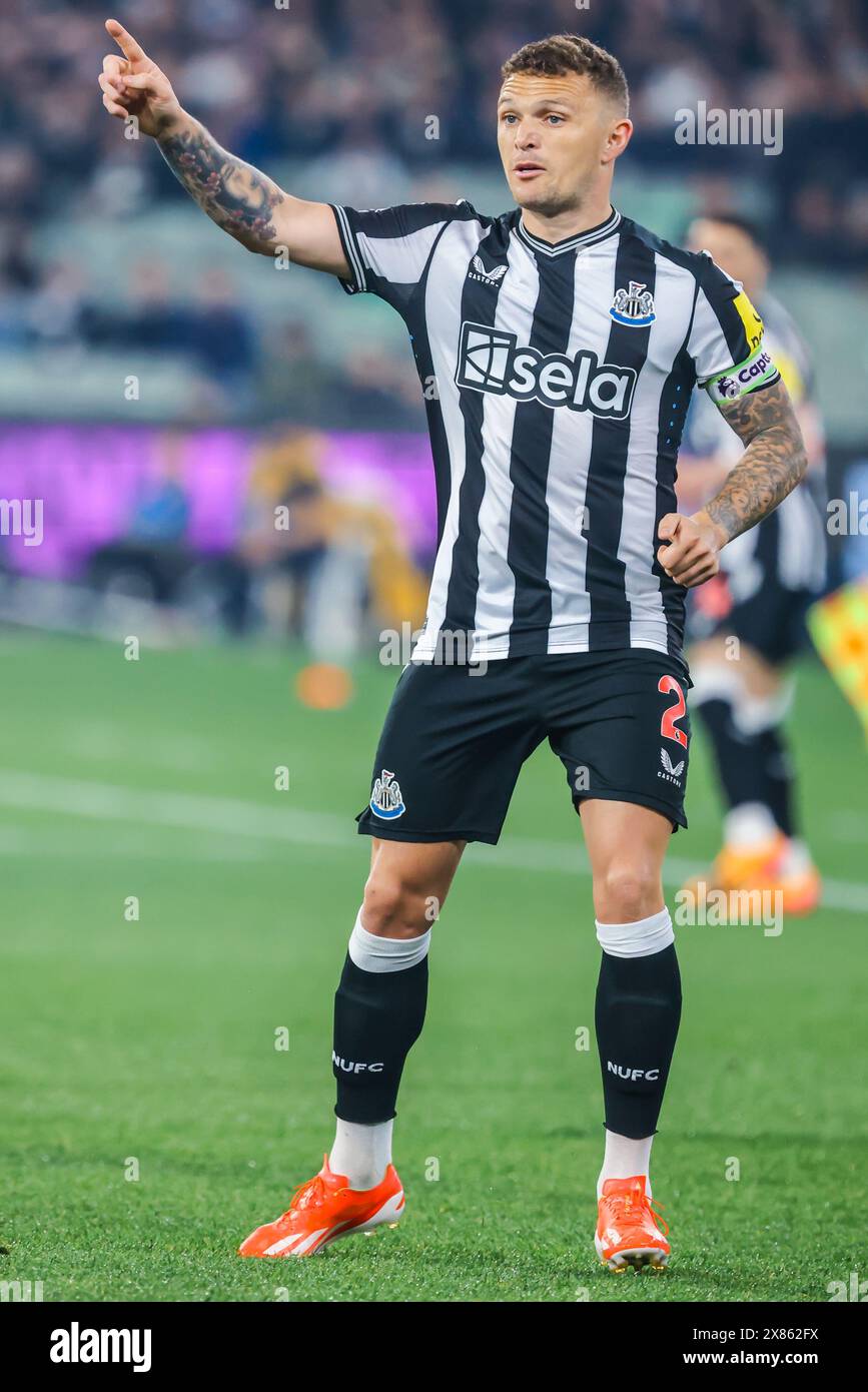 22 mai 2024, Melbourne, Victoria, Australie : MELBOURNE, AUSTRALIE - 22 MAI : Kieran Trippier de Newcastle United alors qu'il jouait à Tottenham Hotspur lors de la Global Football week au Melbourne Cricket Ground le 22 mai 2024 à Melbourne, Australie (crédit image : © Chris Putnam/ZUMA Press Wire) USAGE ÉDITORIAL UNIQUEMENT ! Non destiné à UN USAGE commercial ! Banque D'Images