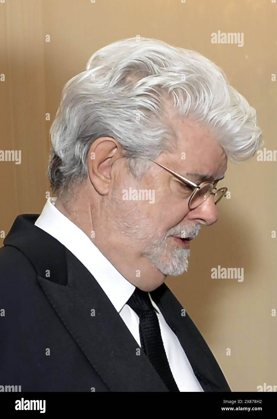 George Lucas. Portrait du réalisateur George Walton Lucas Jr (né en 1944) en 2015 Banque D'Images