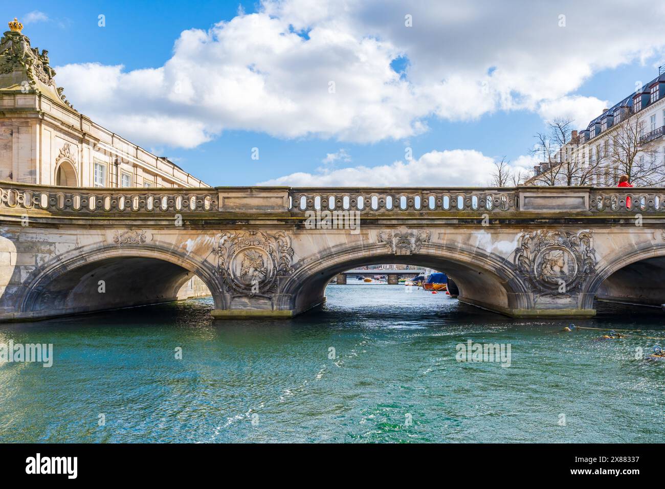 Pont de marbre (Marmorbro) à Copenhague, Danemark Banque D'Images