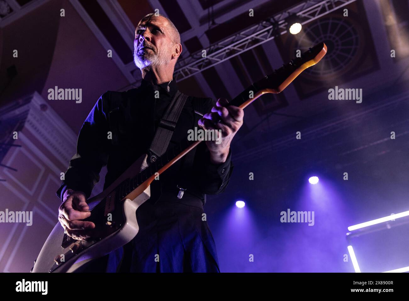 Newcastle, Royaume-Uni - Gary Numan se produit à l'o2 City Hall de Newcastle le 23 mai 2024 dans le cadre de sa tournée du 45e anniversaire. Crédit photo : Jill O'Donnell/Alamy Live News Banque D'Images