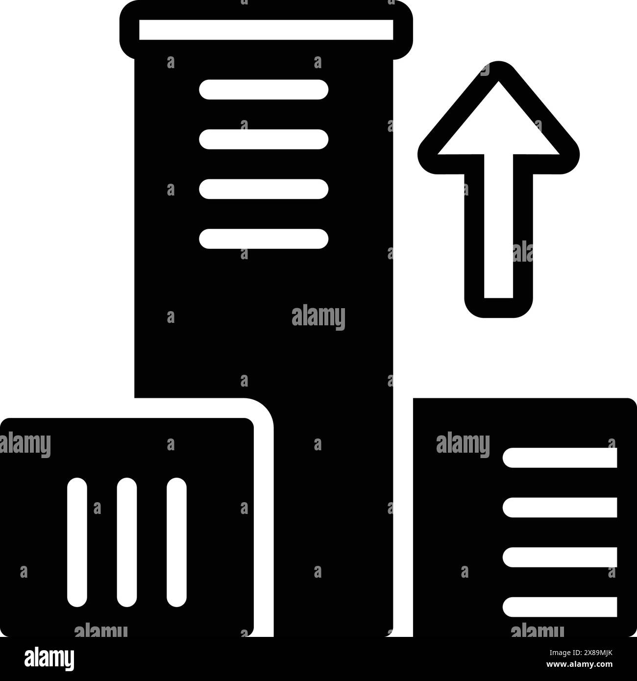 Icône pour atteindre le sommet, monter Illustration de Vecteur