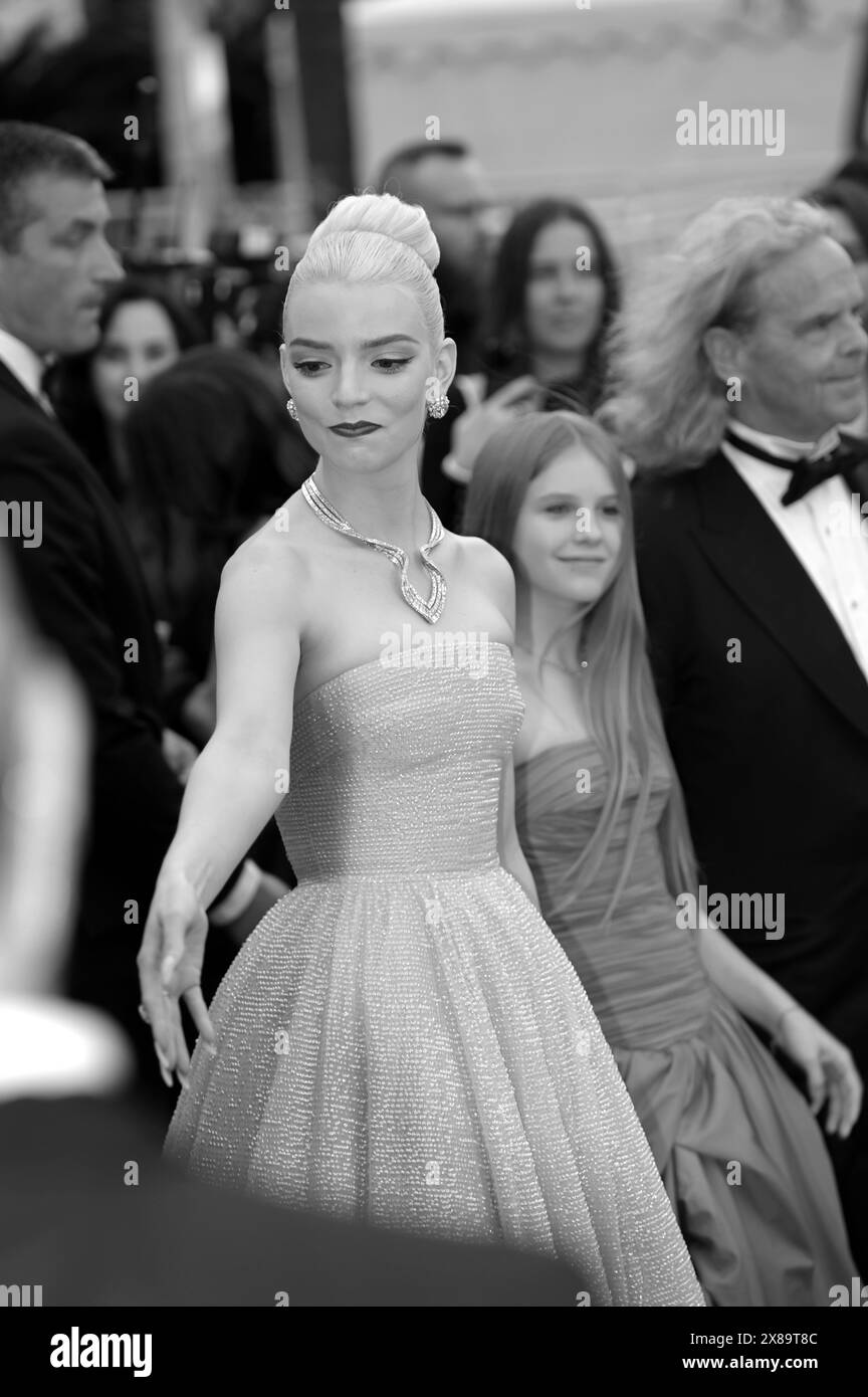 Anya Taylor-Joy assiste à FURIOSA : a MAD MAX saga en avant-première au 77ème Festival de Cannes 2024. FAMA © Fausto Marci Banque D'Images