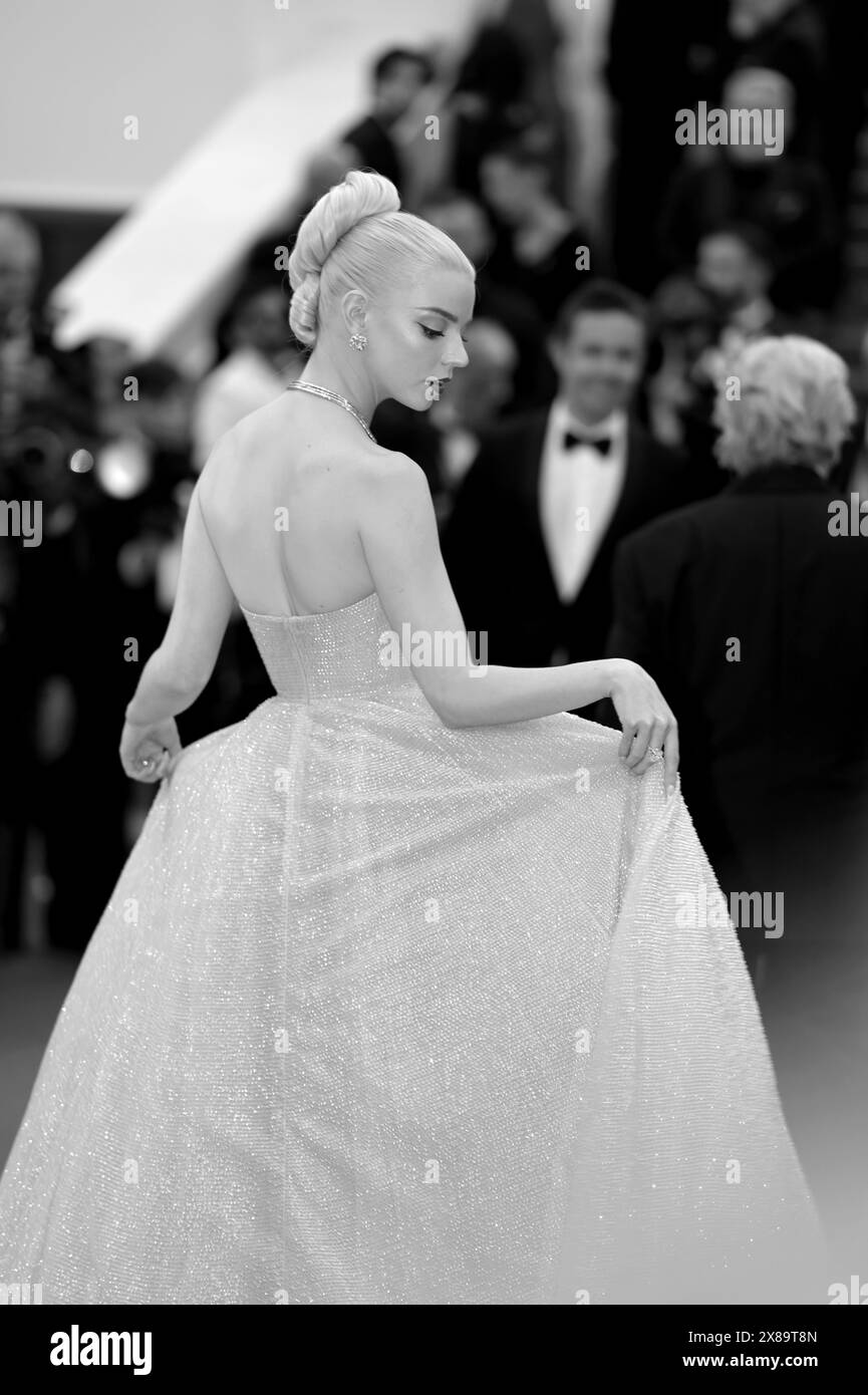 Anya Taylor-Joy assiste à FURIOSA : a MAD MAX saga en avant-première au 77ème Festival de Cannes 2024. FAMA © Fausto Marci Banque D'Images