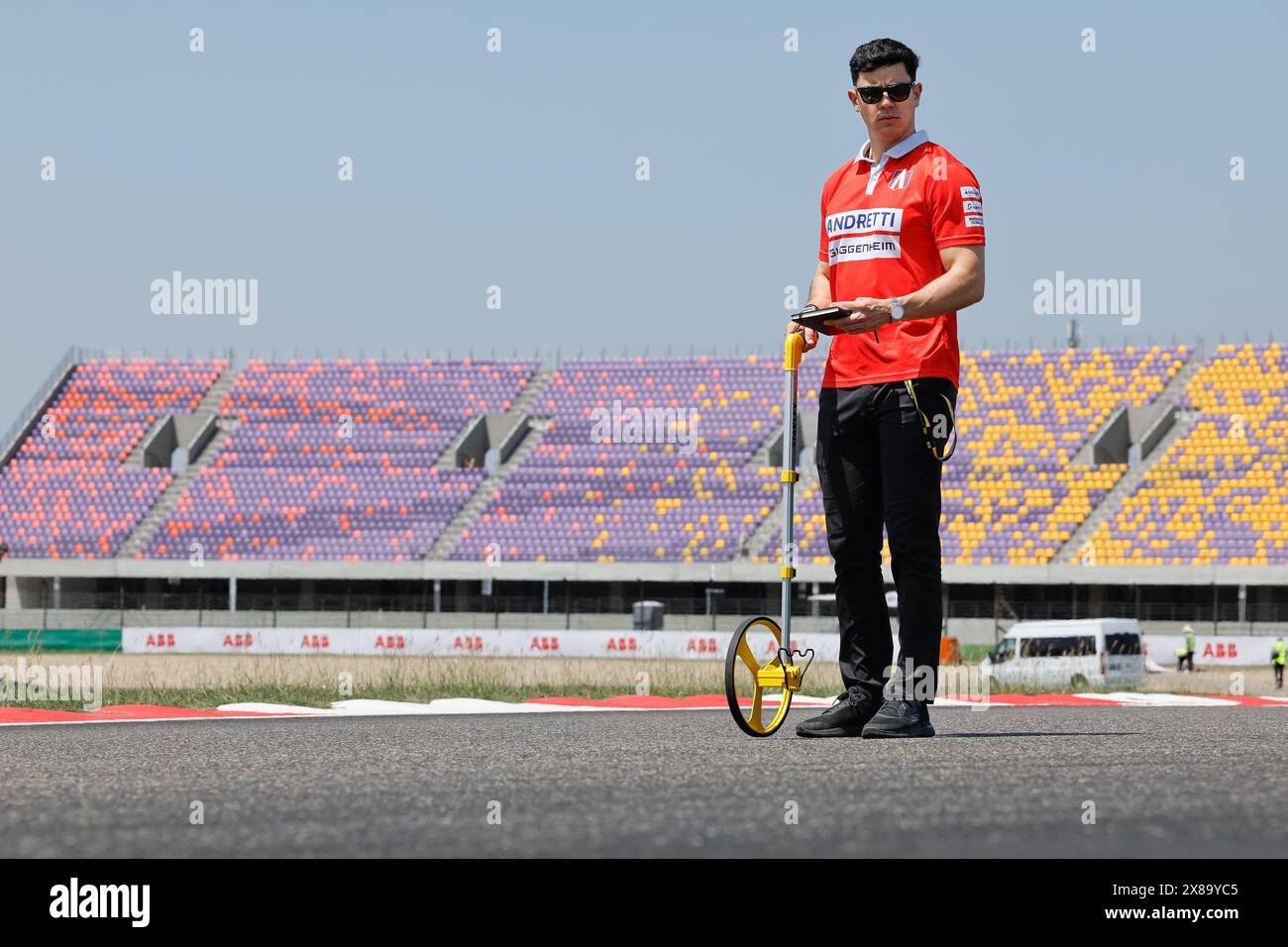 Trackwalk, lors de l'ePrix de Shanghai 2024, 8ème meeting du Championnat du monde ABB FIA de formule E 2023-24, sur le circuit International de Shanghai du 24 au 26 mai 2024 à Shanghai, Chine Banque D'Images