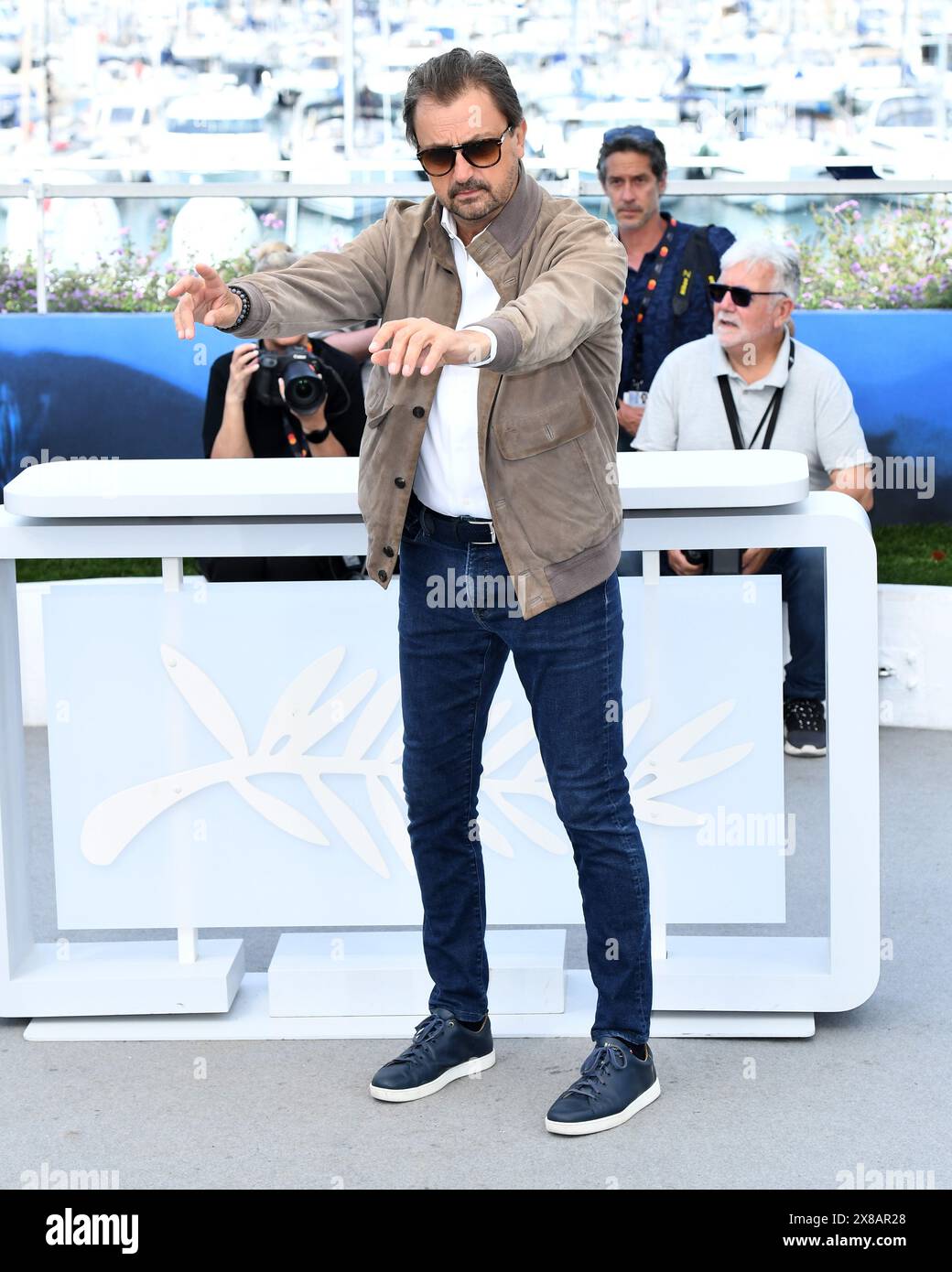 Cannes, France. 24 mai 2024. Cannes, 77e Festival de Cannes 2024 Photocall film 'Nasty - plus que juste Tennis' sur la photo : Henri Leconte crédit : Agence photo indépendante/Alamy Live News Banque D'Images