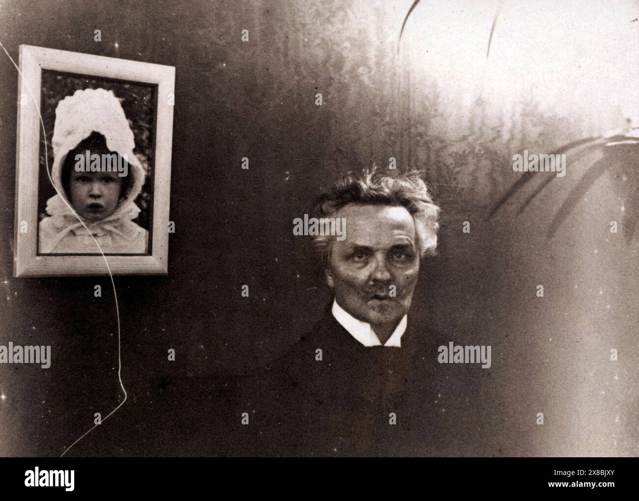 August Strindberg, 1912 - photo de Magnus Wester Banque D'Images