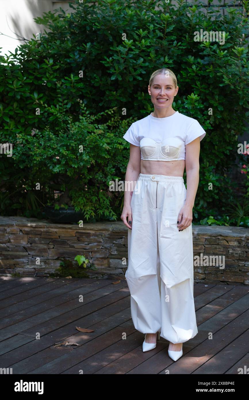 Soraya Arnelas assiste à la présentation « tremblement de terre » à la SGAE le 24 mai 2024 à Madrid, Espagne. Banque D'Images