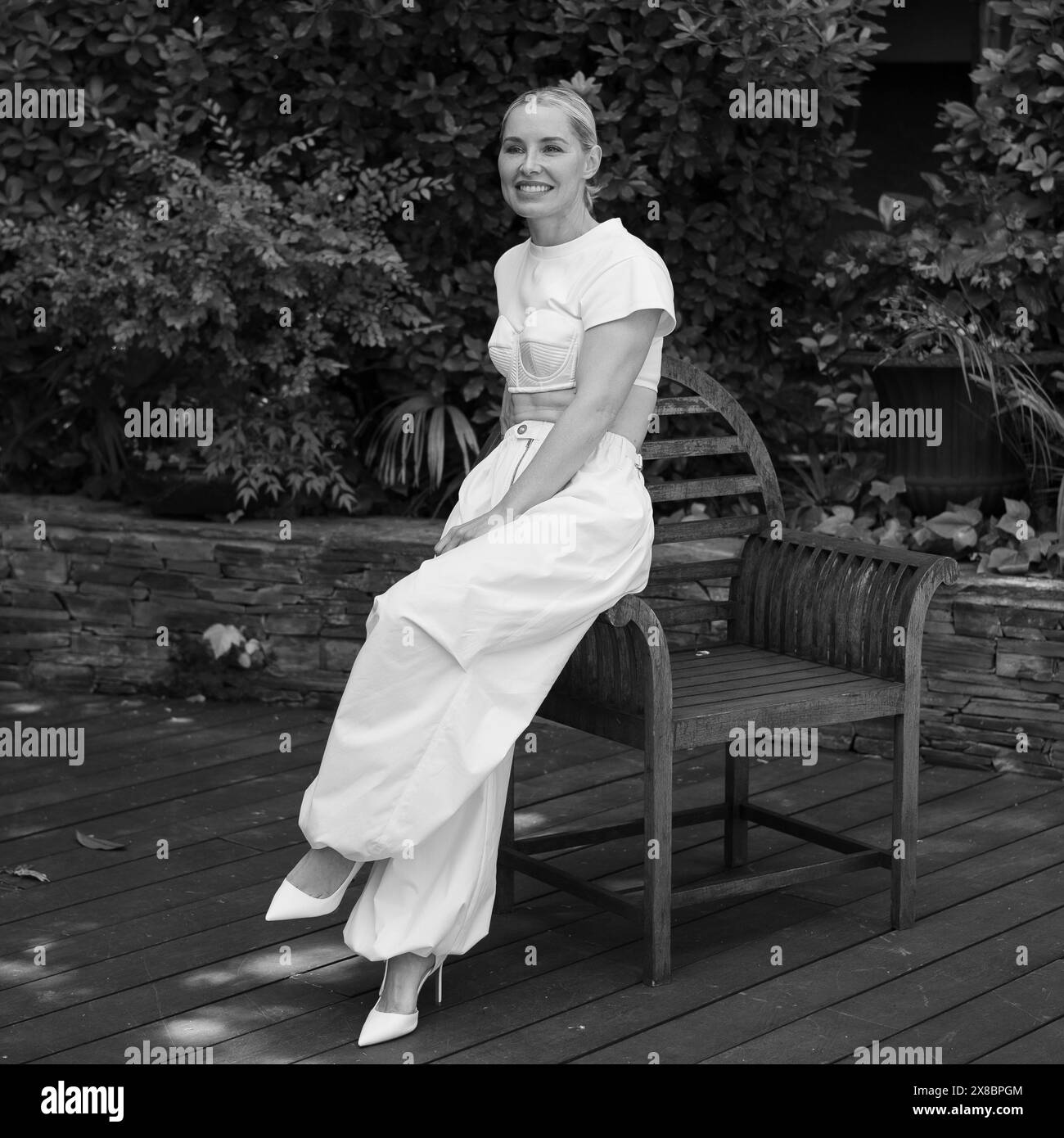 Soraya Arnelas assiste à la présentation « tremblement de terre » à la SGAE le 24 mai 2024 à Madrid, Espagne. Banque D'Images