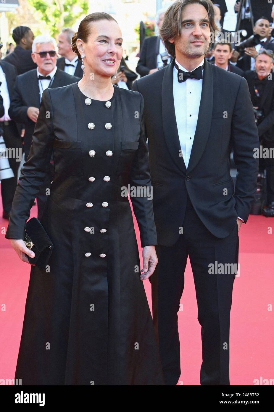 Carole bouquet (in Chanel), Dimitri Rassam 'Megalopolis' Festival de Cannes projection du 77e Festival de Cannes 16 mai 2024 crédit:Jacky Godard/Photo12 Banque D'Images