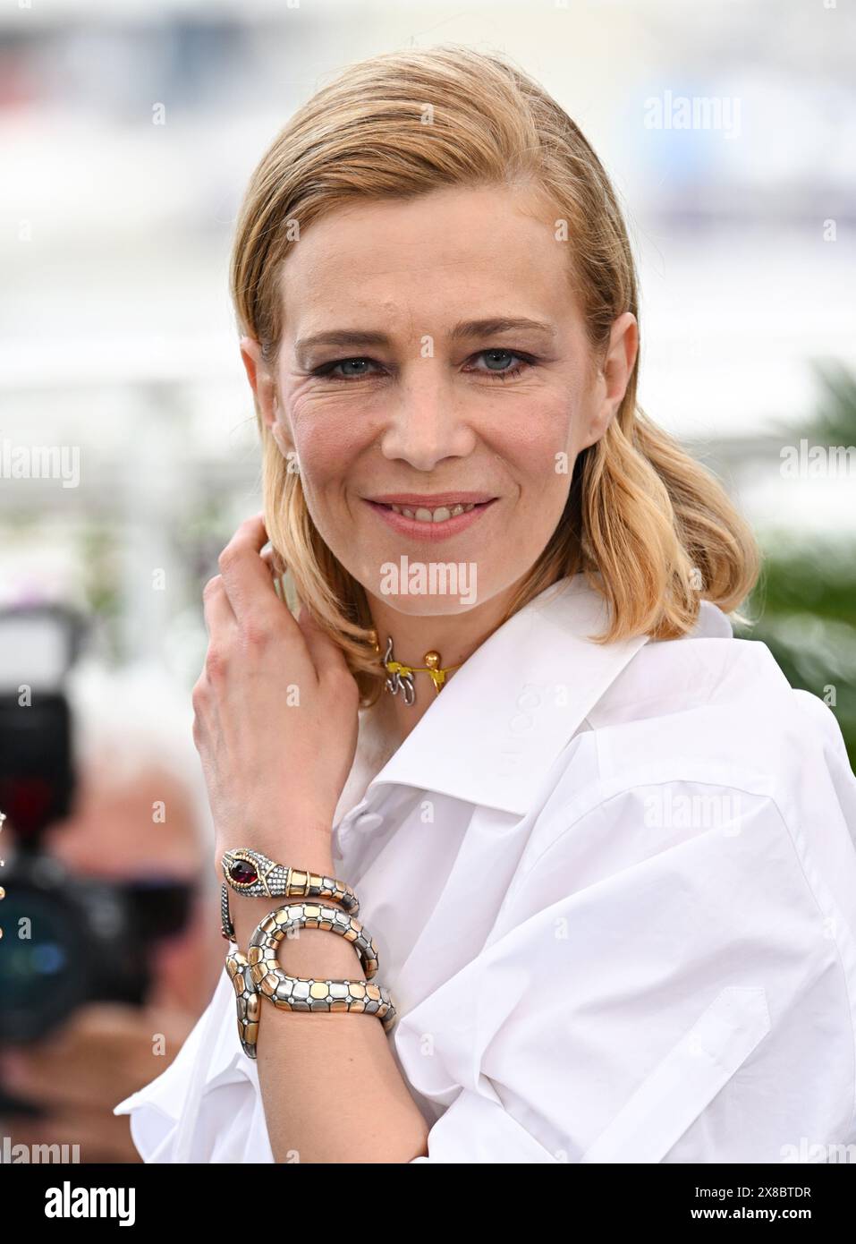 Cannes, France. 24 mai 2024. Céline Sallette présente au Niki Photocall, au Palais de Festival, dans le cadre de la 77ème édition du Festival de Cannes. Crédit : Doug Peters/EMPICS/Alamy Live News Banque D'Images