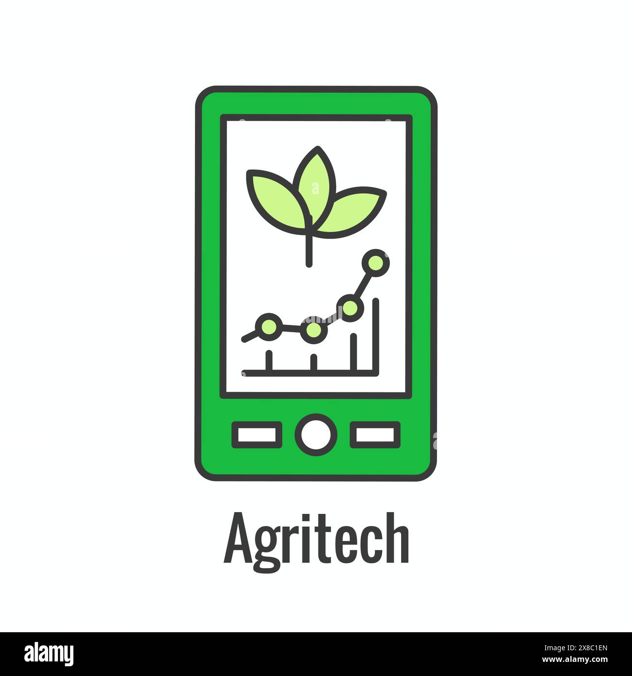 Icône de l'agriculture durable avec maximisation de la couverture des sols et intégration d'exemples de bétail pour l'agriculture régénérative Illustration de Vecteur