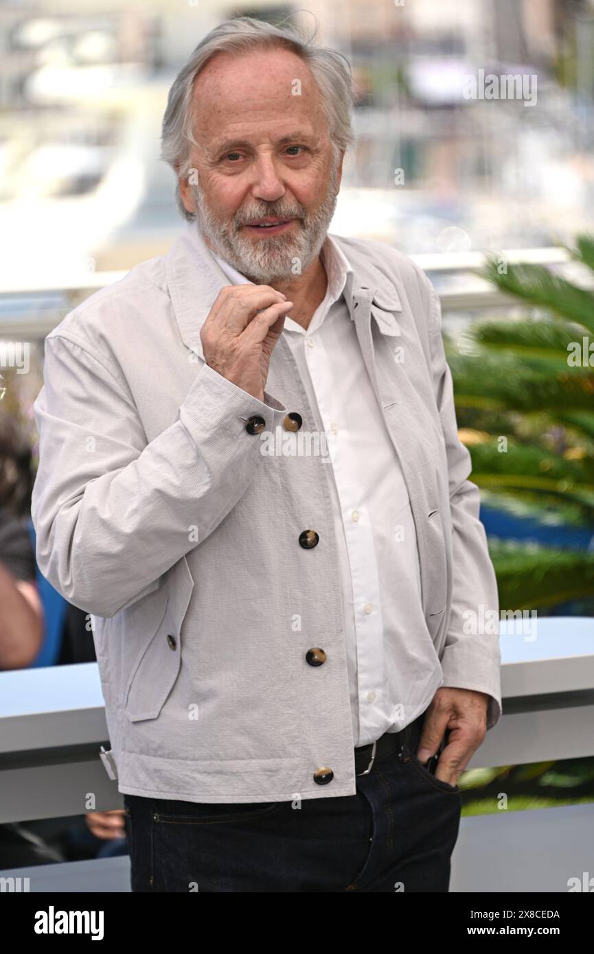 Fabrice Luchini Photocall du film 'Marcello Mio' 77ème Festival de Cannes 22 mai 2024 crédit:Jacky Godard/Photo12 Banque D'Images