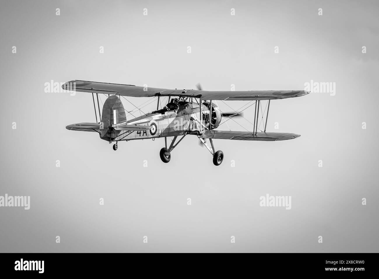 1934 Fairey Swordfish W5856, aéroporté au Best of British Airshow qui s'est tenu à Shuttleworth le 12 mai 2024. Banque D'Images