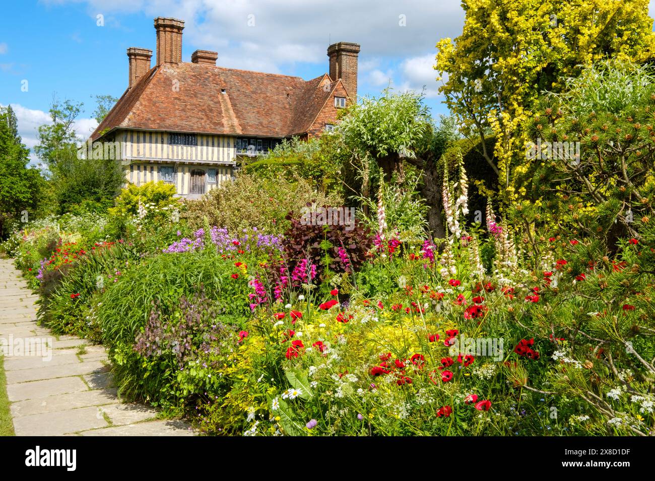 Great Dixter House and Garden, East Sussex, Royaume-Uni Banque D'Images