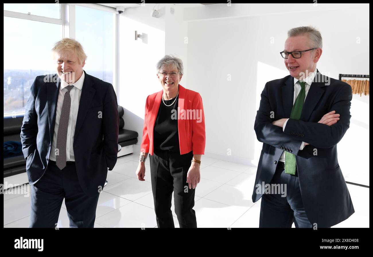 Londres, Royaume-Uni. 29 novembre 2019. Image © concédée sous licence à Parsons Media. 29/11/2019. Londres, Royaume-Uni. Boris Johnson jour de la campagne électorale générale vingt-deux. Le premier ministre britannique Boris Johnson donne une conférence de presse avec Micheal Gove et Gisela Stuart à la Tour Millbank le 22e jour de sa campagne électorale générale. Photo par crédit : andrew parsons/Alamy Live News Banque D'Images