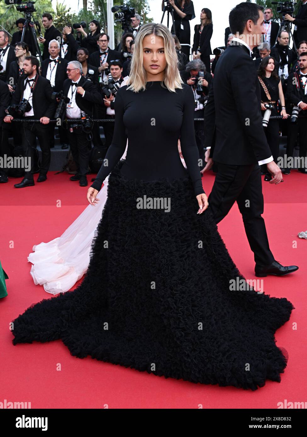 Cannes, France. 24 mai 2024. Molly-Mae Hague arrivant à la plus précieuse des cargaisons première. Dans le cadre de la 77ème édition du Festival de Cannes. Crédit : Doug Peters/EMPICS/Alamy Live News Banque D'Images