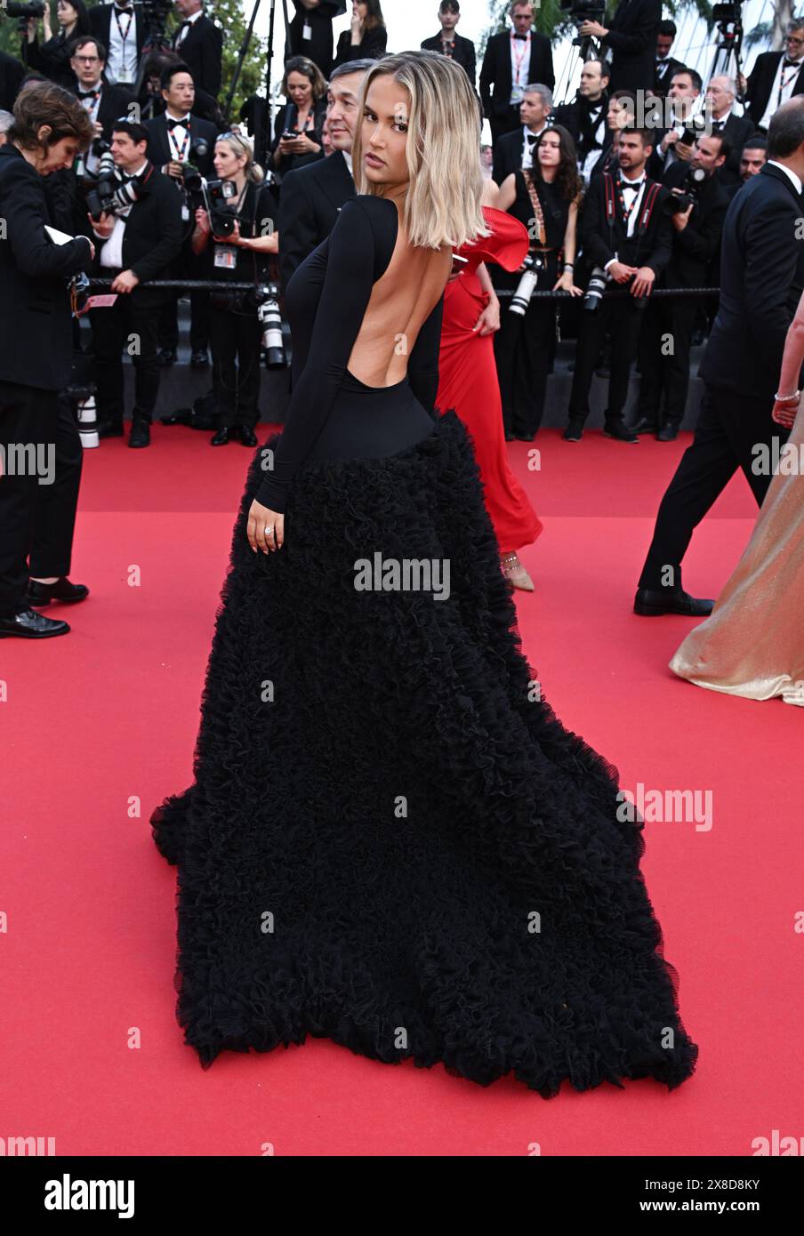 Cannes, France. 24 mai 2024. Molly-Mae Hague arrivant à la plus précieuse des cargaisons première. Dans le cadre de la 77ème édition du Festival de Cannes. Crédit : Doug Peters/EMPICS/Alamy Live News Banque D'Images