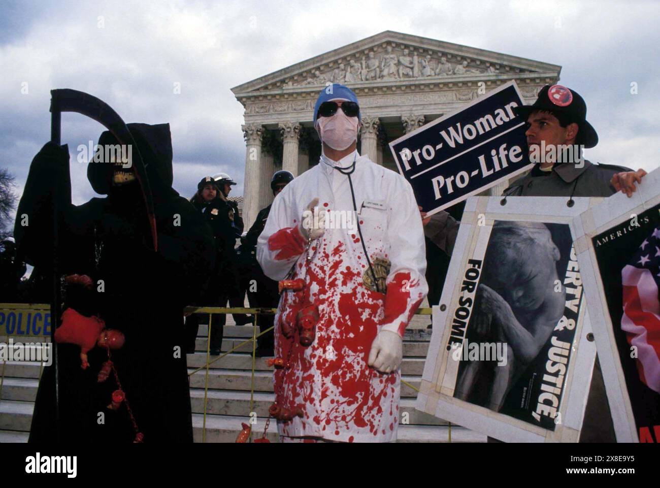 23 JANVIER 1995 - K4057JKEL.PRO-LIFE MARCHE SUR WASHINGTON 01-23-1995. JAMES KELLY- PHOTOS(crédit image : © James M. Kelly/ZUMA Wire) USAGE ÉDITORIAL SEULEMENT! Non destiné à UN USAGE commercial ! Banque D'Images