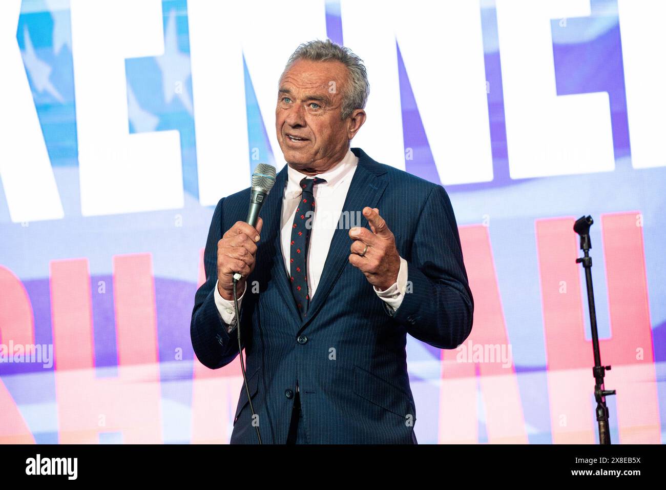 Washington, États-Unis. 24 mai 2024. Robert F. Kennedy Jr. prend la parole à la Convention nationale libertarienne tenue au Washington Hilton à Washington. Crédit : SOPA images Limited/Alamy Live News Banque D'Images