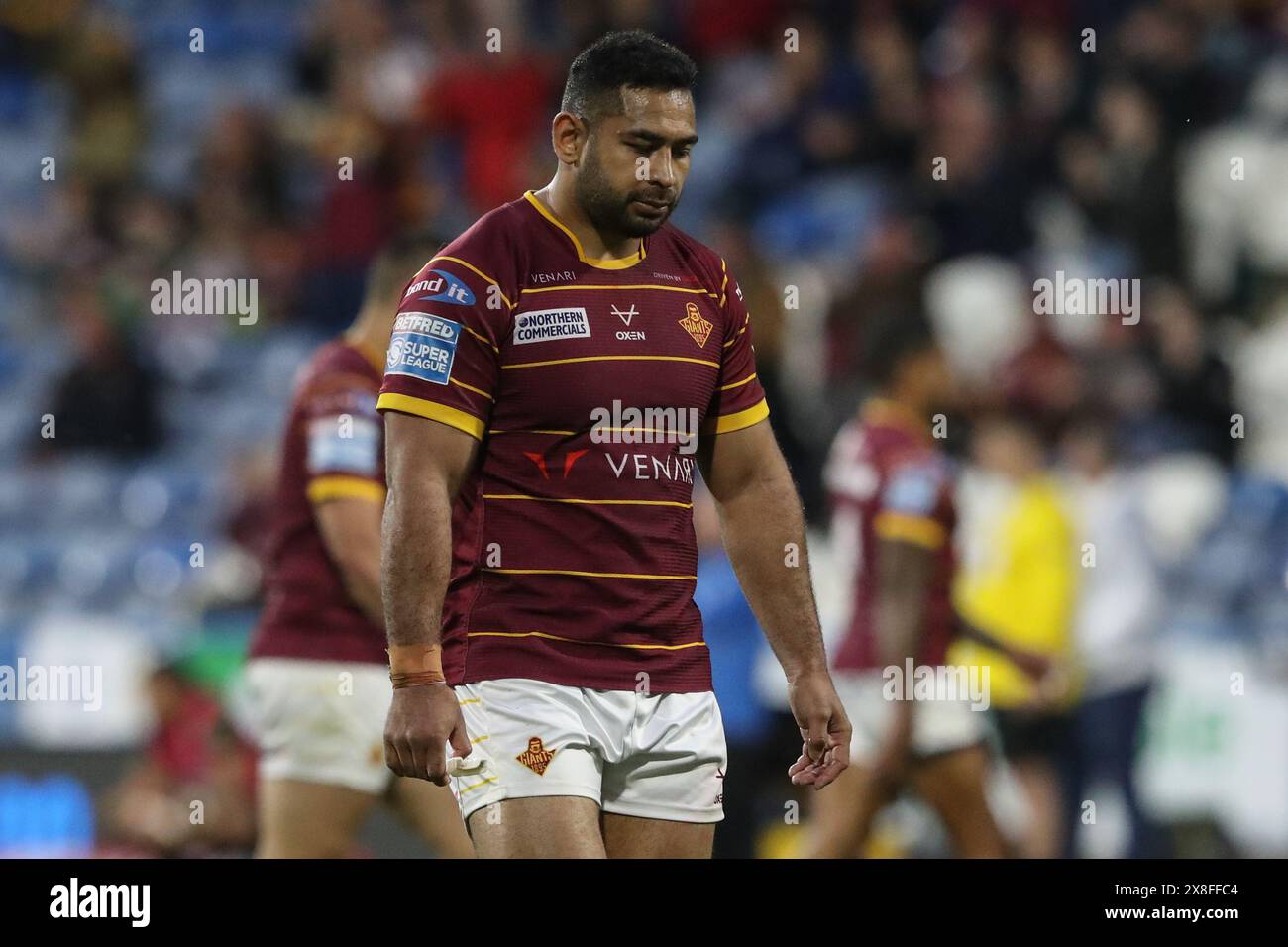 SEB Ikahihifo de Huddersfield Giants lors du match de la Betfred Super League Round 12 Huddersfield Giants vs Leigh Leopards au stade John Smith, Huddersfield, Royaume-Uni, 24 mai 2024 (photo par Alfie Cosgrove/News images) Banque D'Images