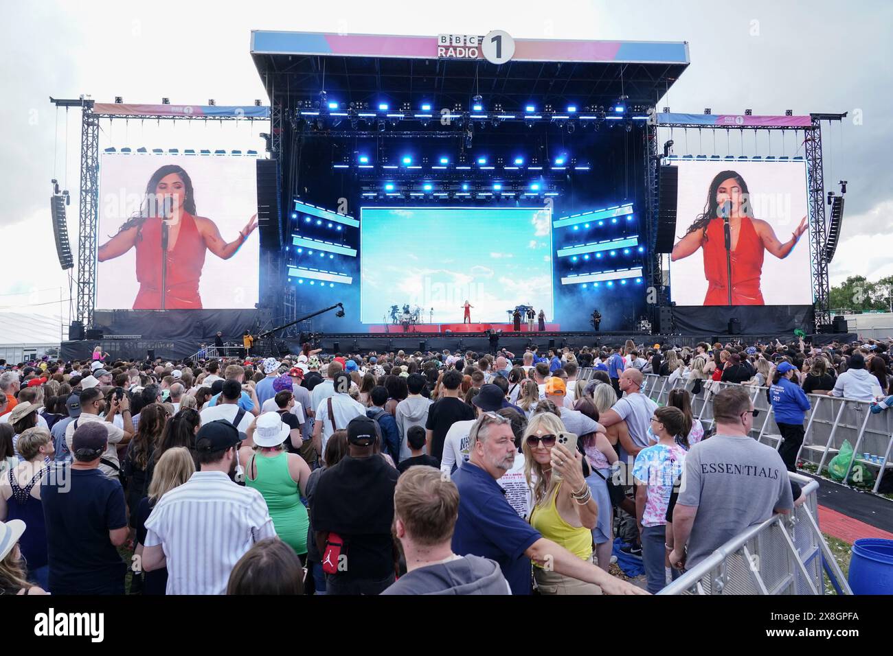 Mabel pendant le BBC Radio1 Big Weekend à Stockwood Park, Luton. Date de la photo : samedi 25 mai 2024. Banque D'Images