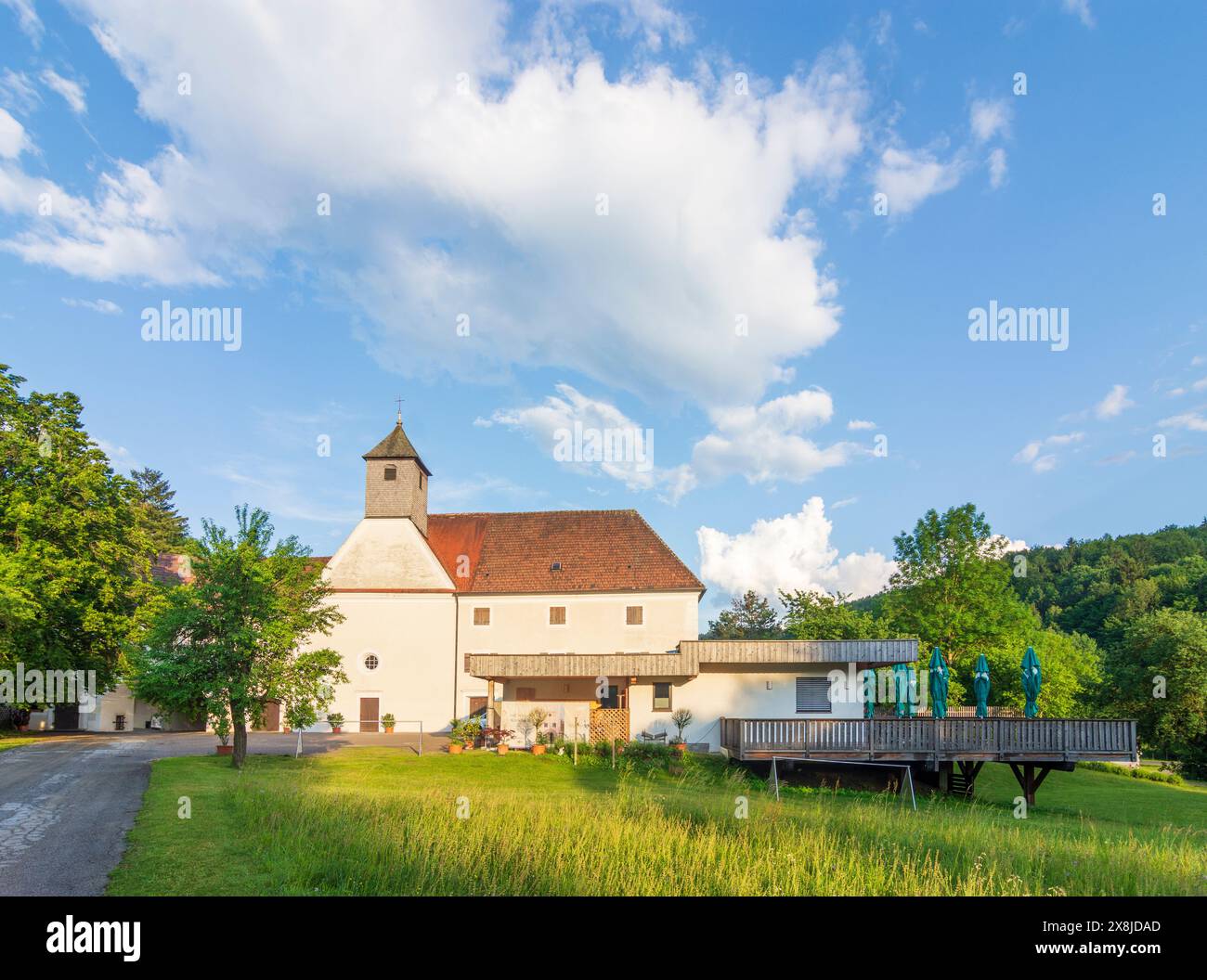 Wilhelmsburg : Château de Kreisbach à Mostviertel, Niederösterreich, basse-Autriche, Autriche Banque D'Images