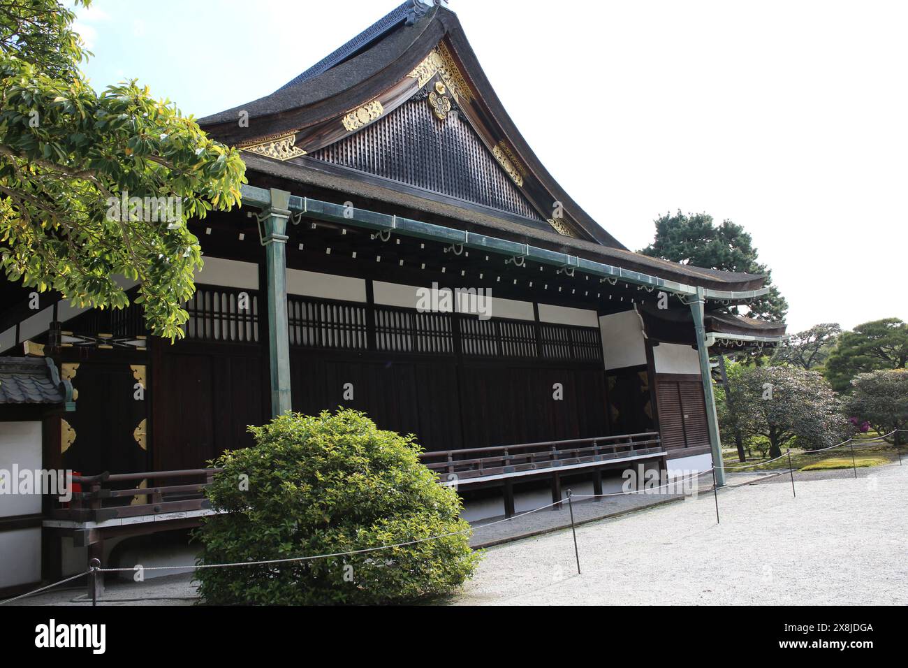 Ogakumonjo au Palais impérial de Kyoto, Japon Banque D'Images