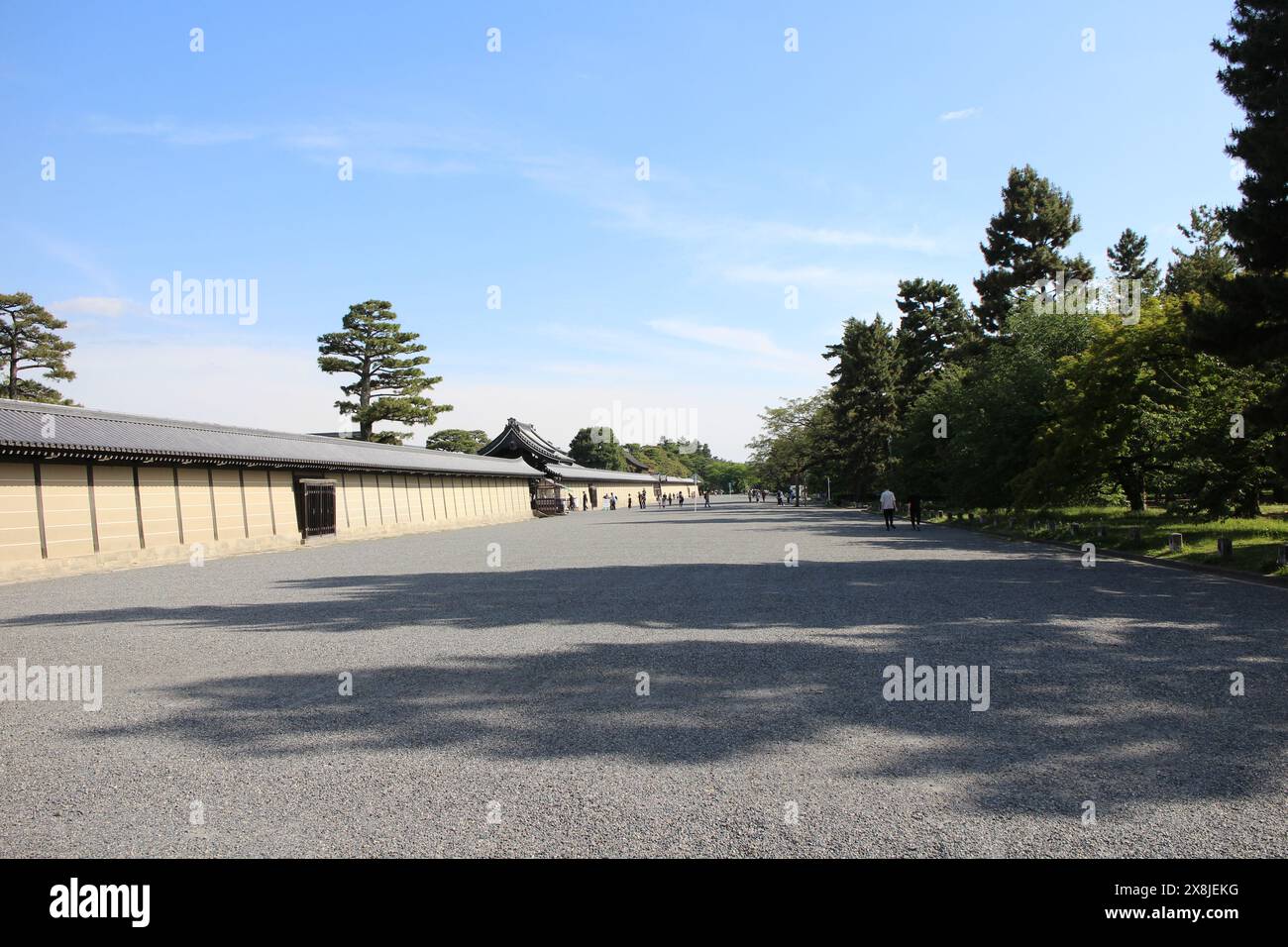 Palais impérial de Kyoto dans le jardin national de Kyoto Gyoen, Japon Banque D'Images