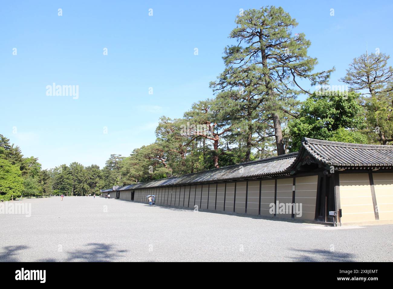 Palais impérial de Kyoto dans le jardin national de Kyoto Gyoen, Japon Banque D'Images