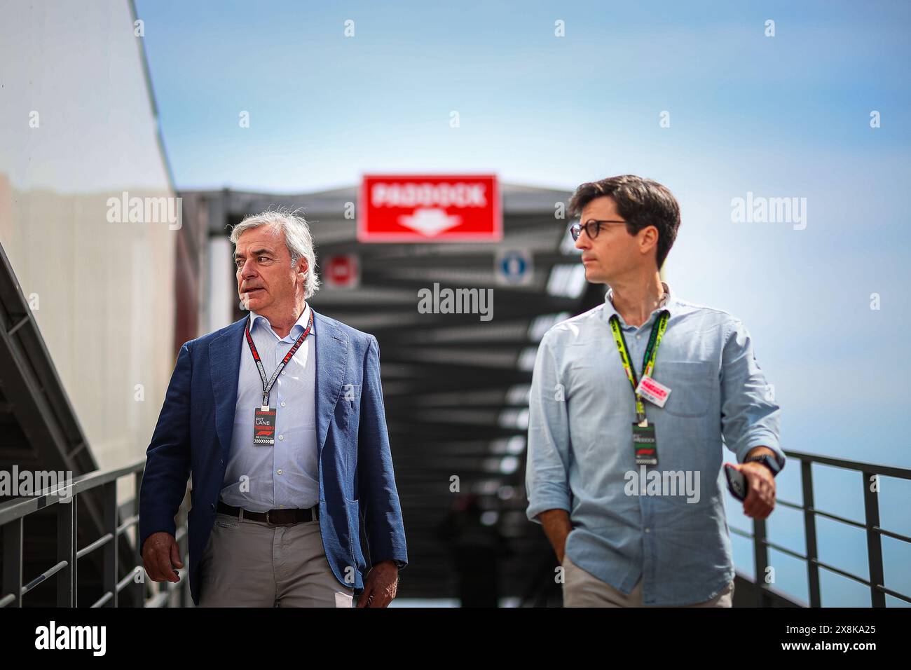 Monaco, Principauté de Monaco. 26 mai 2024. Carlos Sainz SR, ancien champion du monde des rallyes avec Toyota et père de Carlos Sainz JR, lors du GP de Monaco, 23-26 mai 2024 Montecarlo, championnat du monde de formule 1 2024. Crédit : Agence photo indépendante/Alamy Live News Banque D'Images