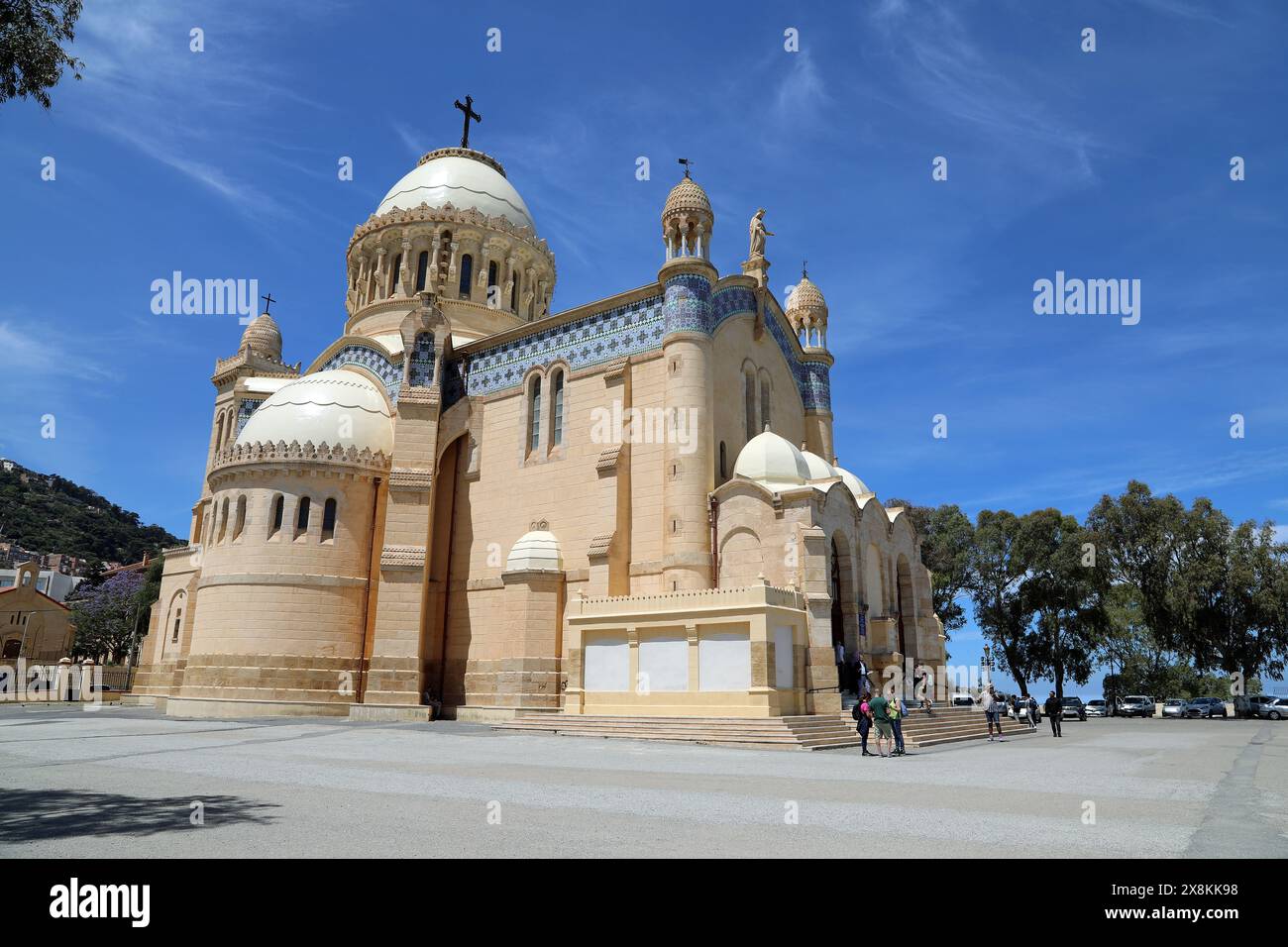 Notre Dame d'Afrique à Alger Banque D'Images