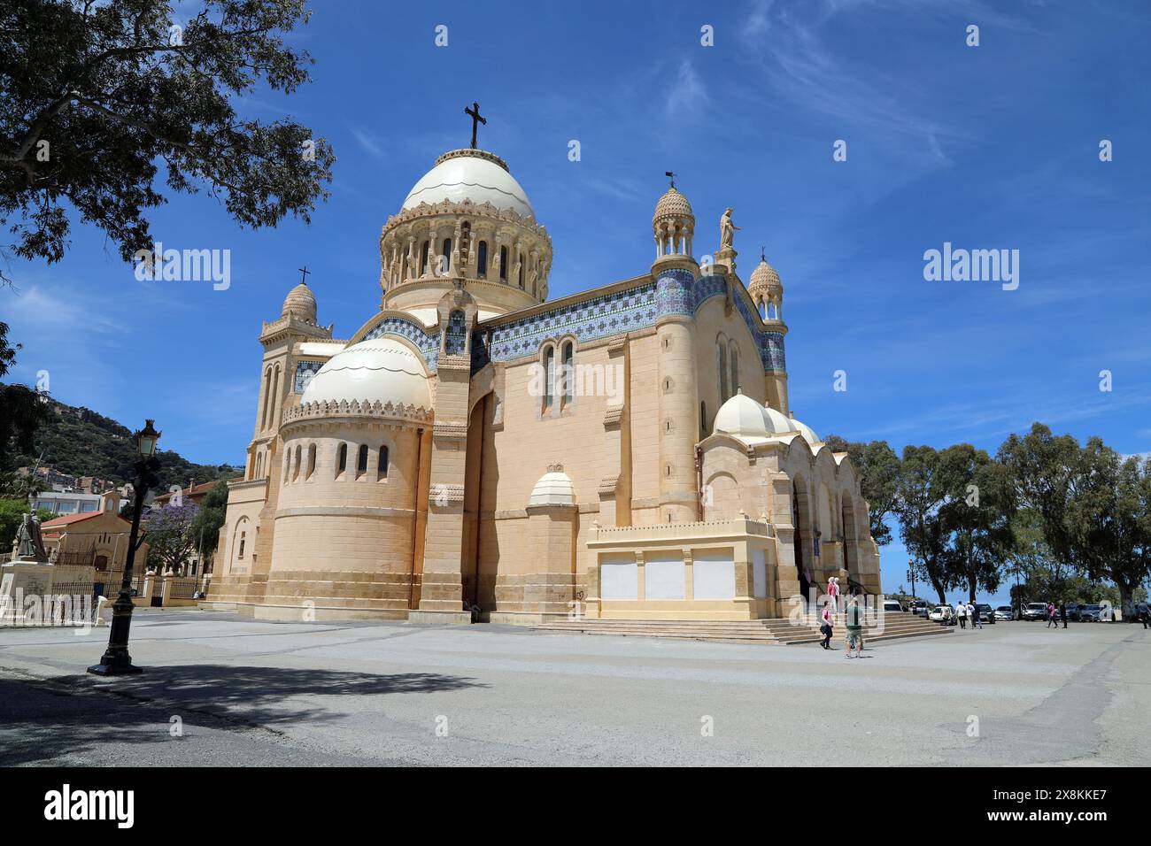 Notre Dame d'Afrique à Alger Banque D'Images