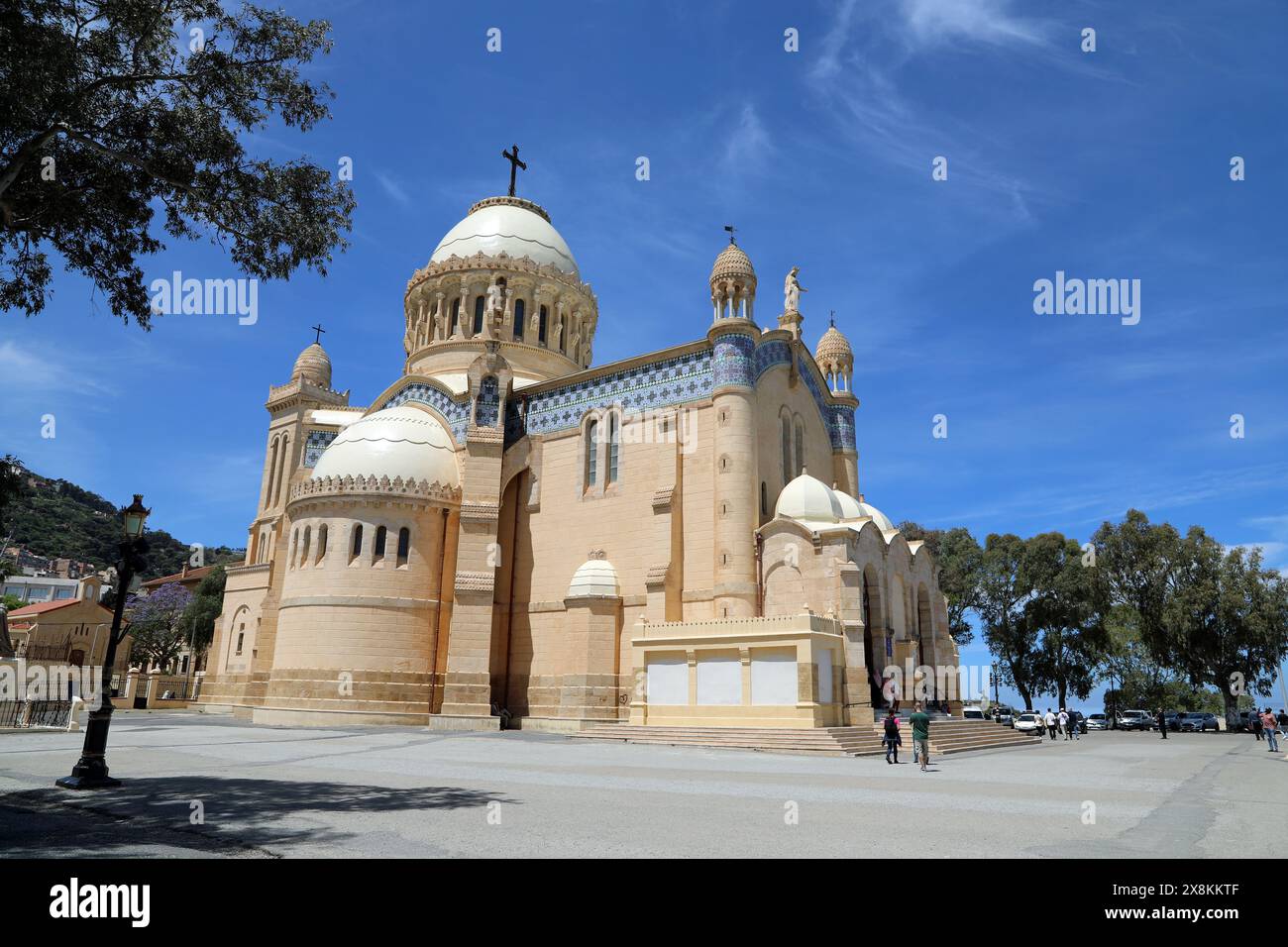Notre Dame d'Afrique à Alger Banque D'Images