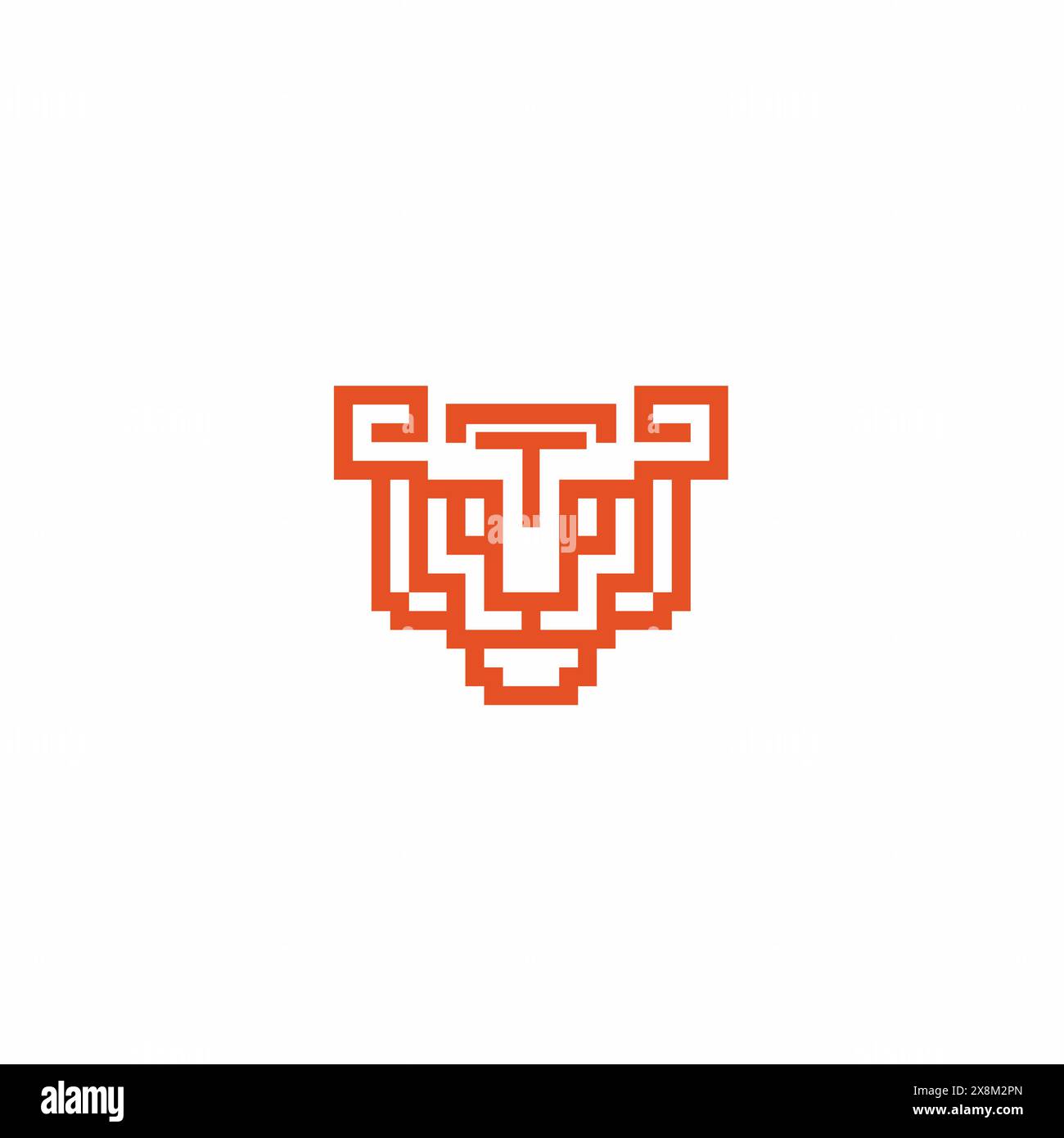 Logo Lion, logo d'attaque Lion, utilisable pour la conception de logo de marque, d'entreprise et d'équipe sportive, illustration vectorielle, illustration vectorielle Illustration de Vecteur
