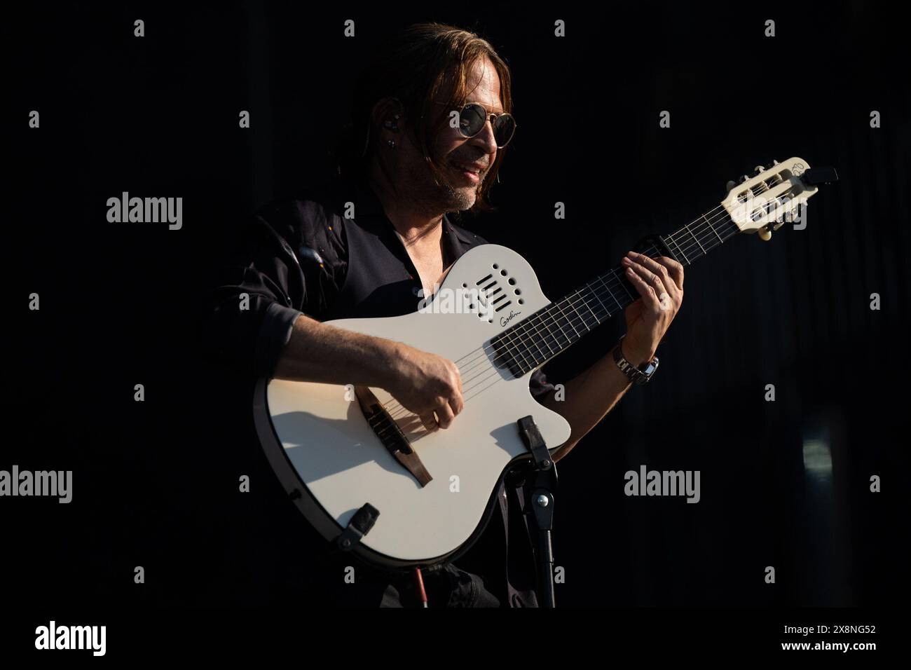 Napa, États-Unis. 25 mai 2024. Sergio Vallin de Mana se produit pendant BottleRock à Napa Valley Expo le 25 mai 2024 à Napa, Californie. Photo : Chris Tuite/imageSPACE crédit : Imagespace/Alamy Live News Banque D'Images