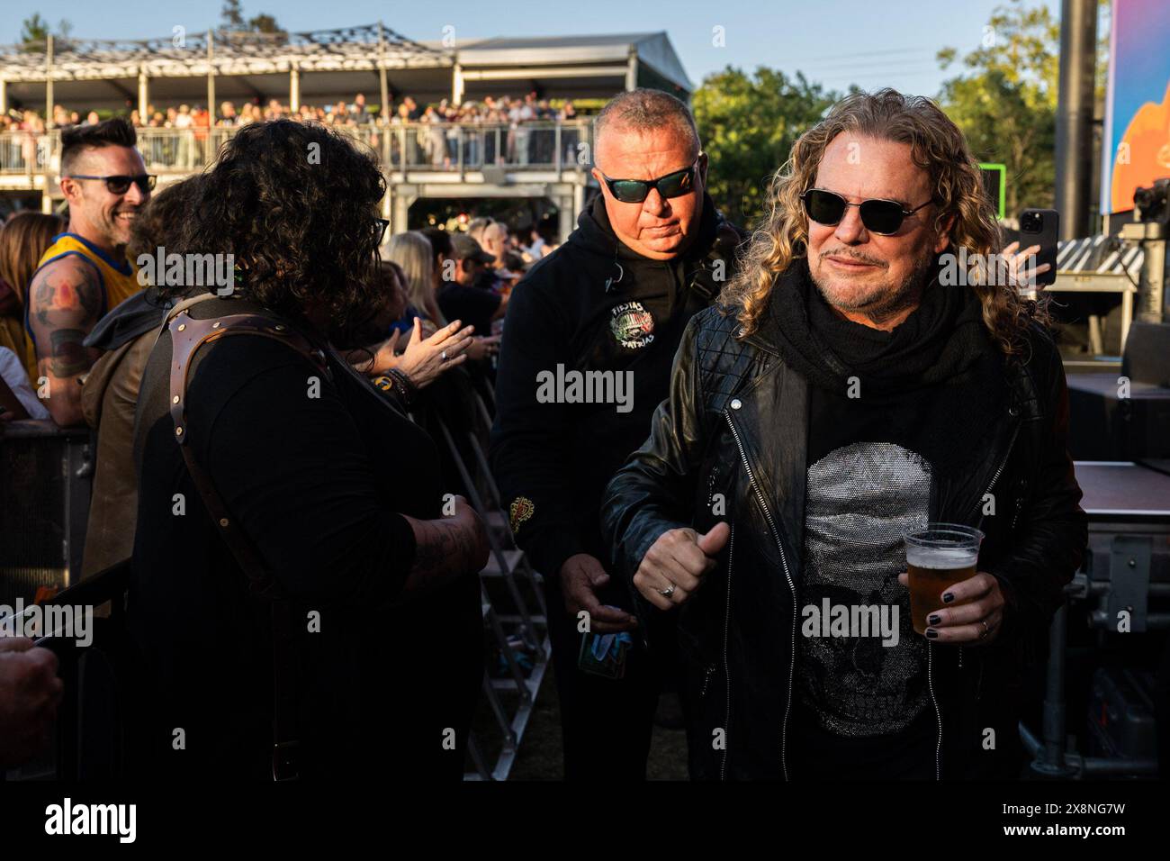 Napa, États-Unis. 25 mai 2024. Fher Olvera de Mana se produit pendant BottleRock à Napa Valley Expo le 25 mai 2024 à Napa, Californie. Photo : Chris Tuite/imageSPACE crédit : Imagespace/Alamy Live News Banque D'Images