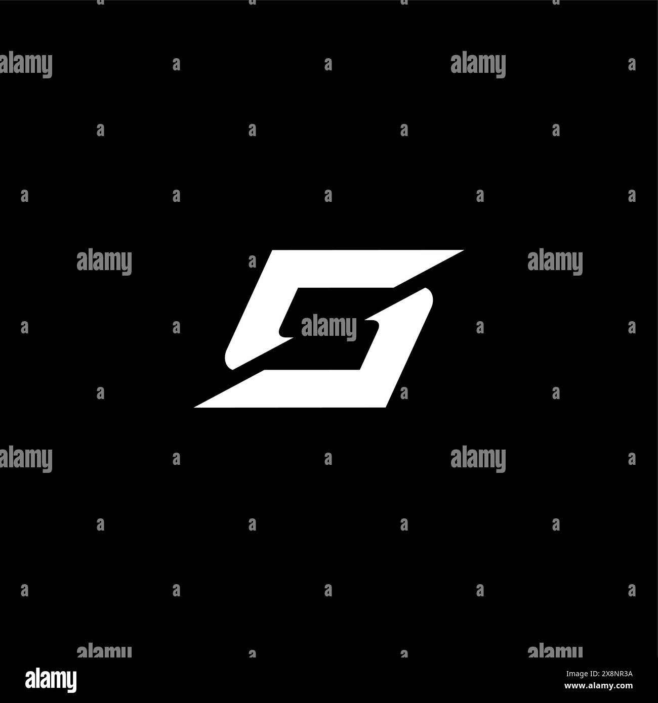 Modèle de logo qui illustre la force de l'agilité dans la lettre d'icône abstraite s. lettre d'icône abstraite S logo Design. Illustration de Vecteur