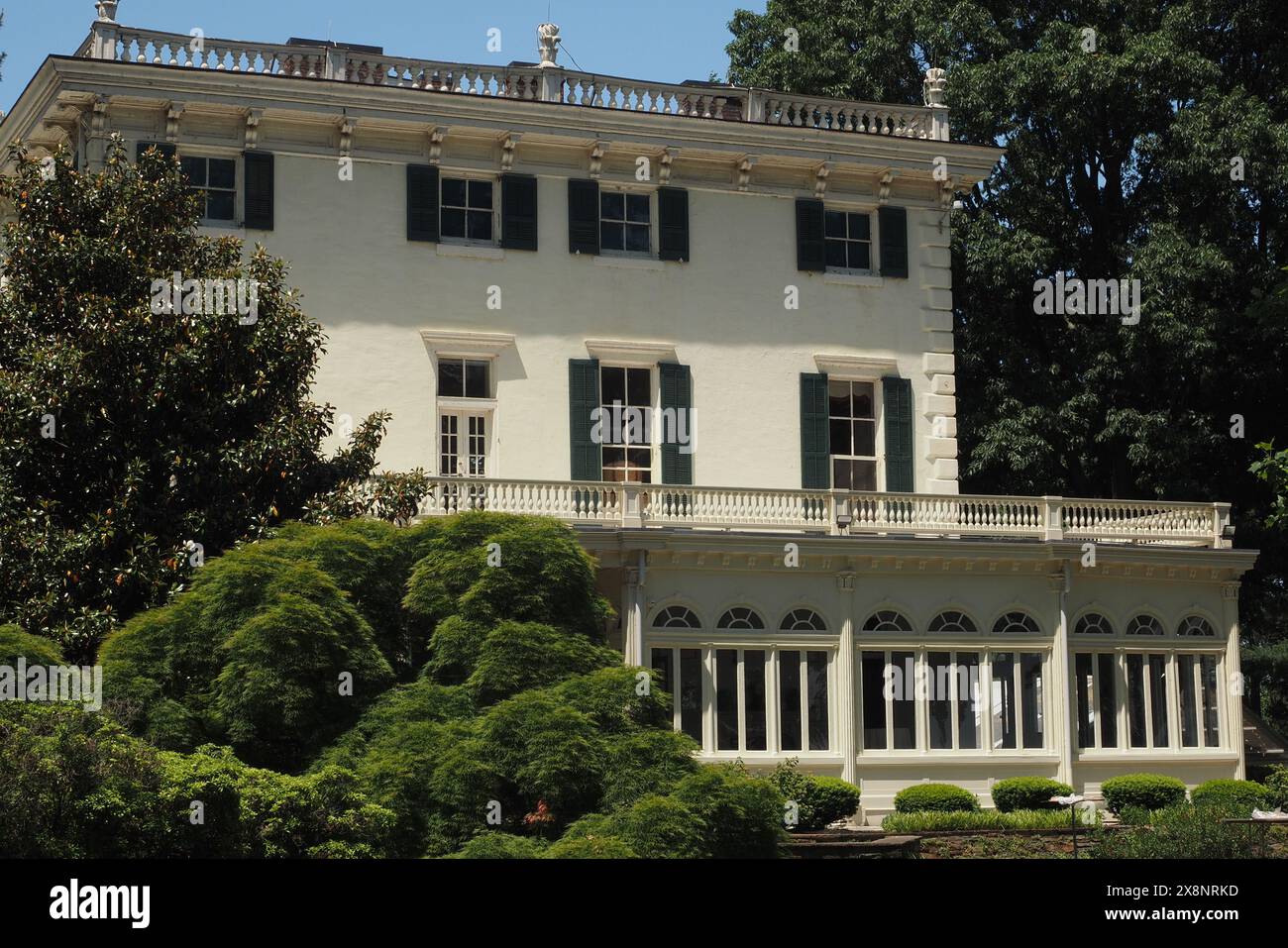 Le manoir de Glen Foerd est utilisé pour les fêtes et les événements. Banque D'Images