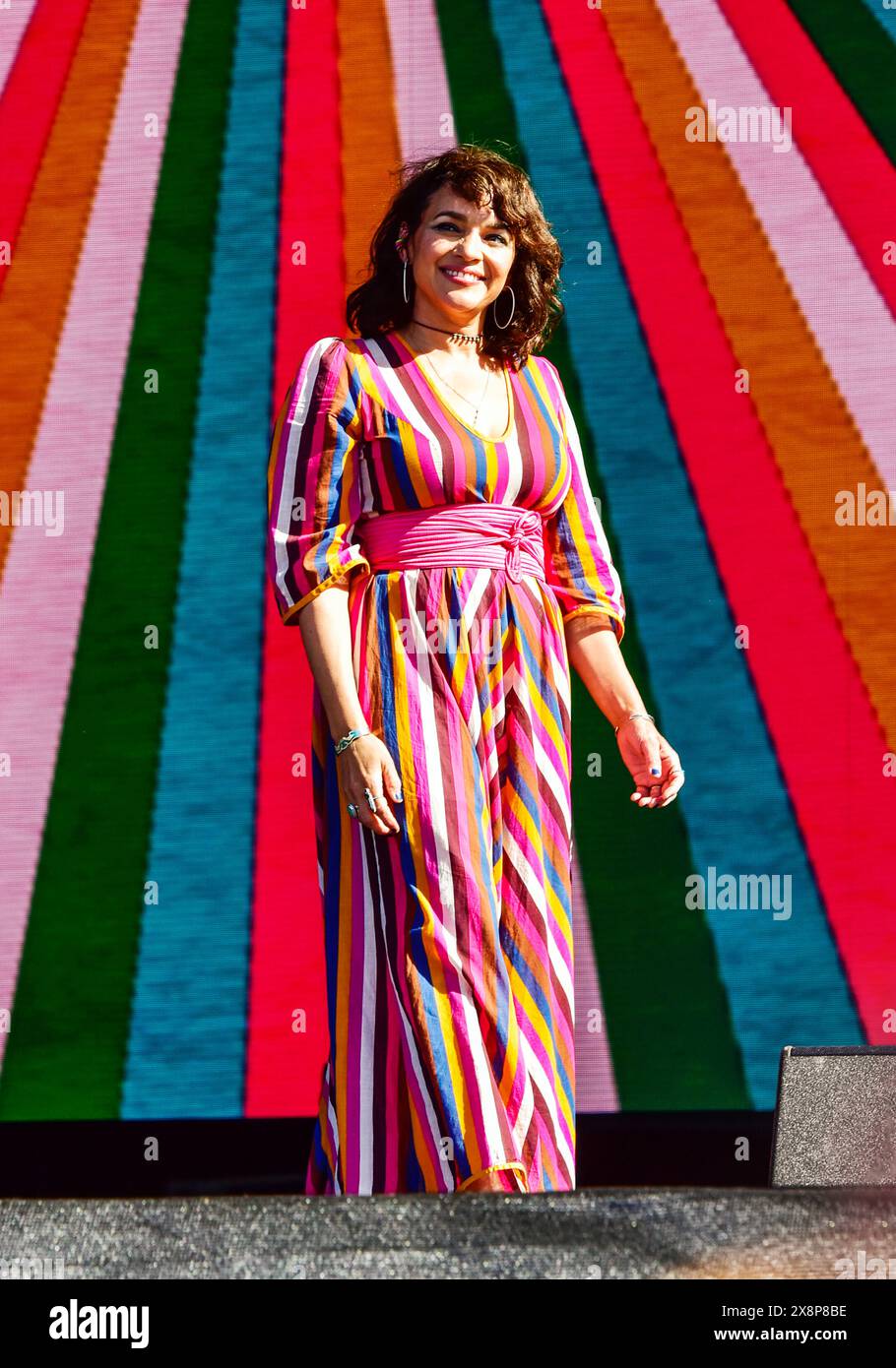Napa, Californie, États-Unis. 26 mai 2024. Norah Jones se produit sur scène au BottleRock 2024 Music Festival. Crédit : Ken Howard/Alamy Banque D'Images