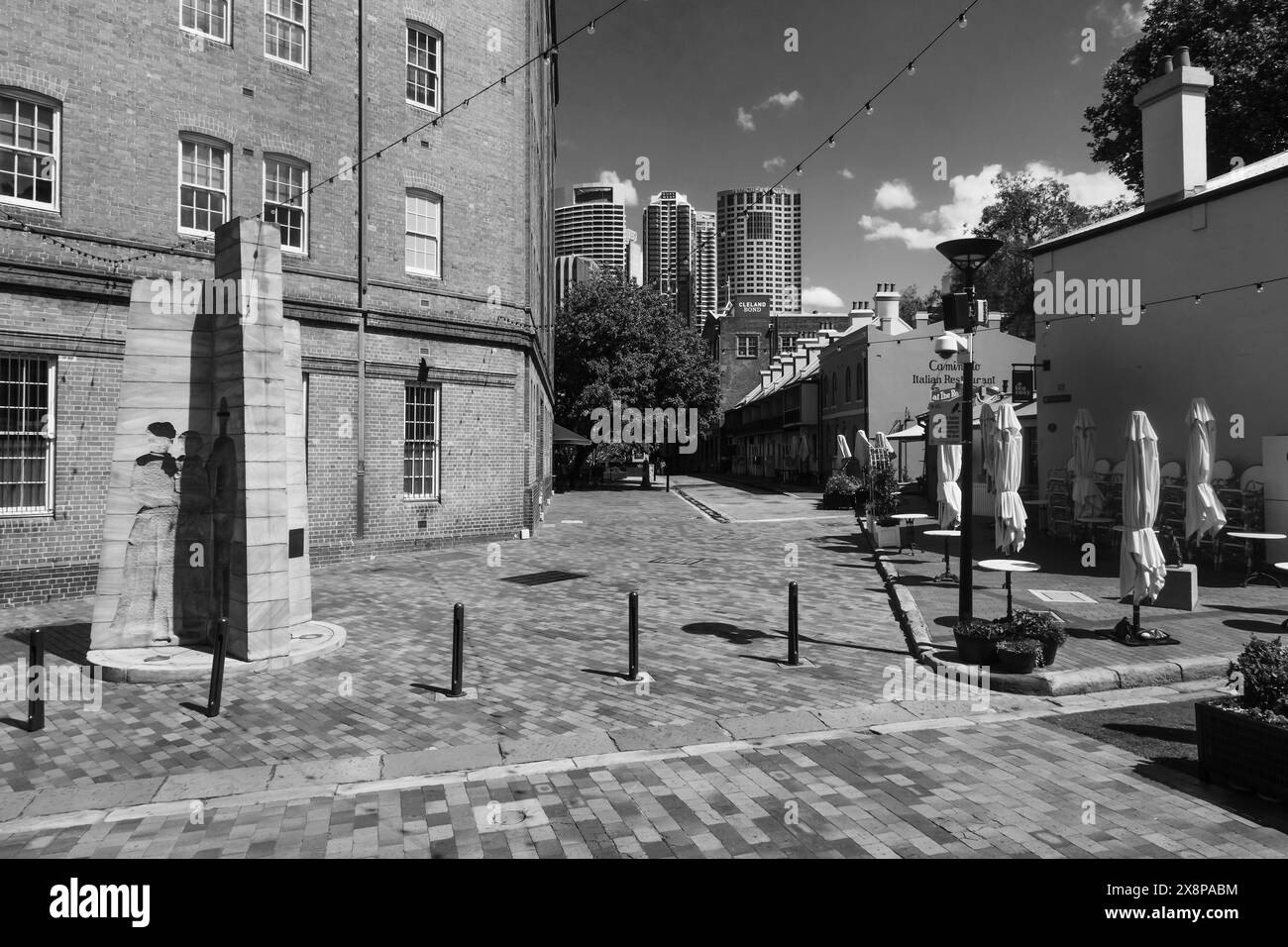 Sydney, Australie. Lundi 4 octobre 2021. Le quartier central des affaires de Sydney est encore très calme, Sydney se prépare à rouvrir une fois rempli à 70 % Banque D'Images