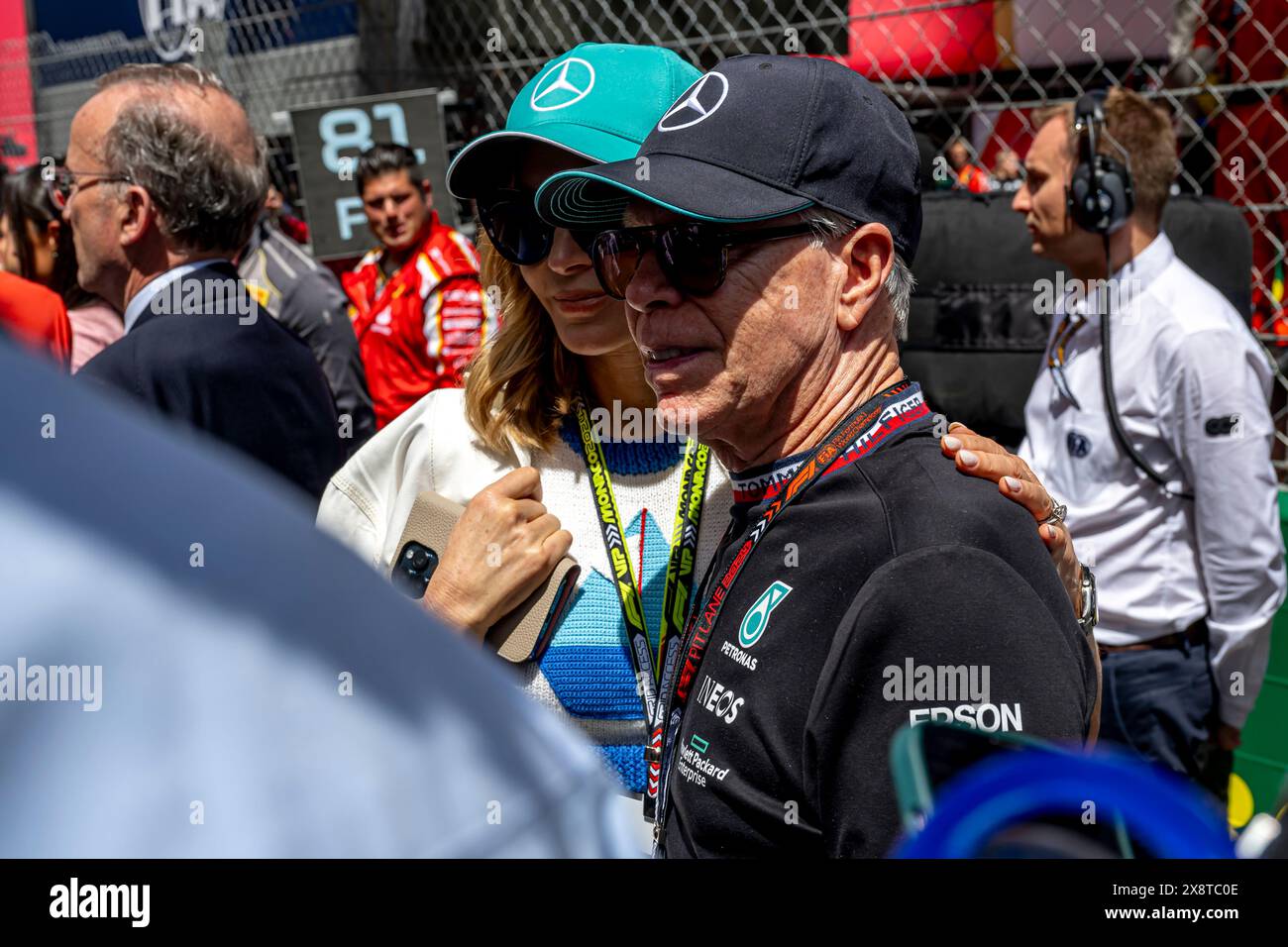Monte Carlo, Monaco, 27 mai 2024, Tommy Hilfiger, créateur de mode présent lors de la course Day, manche 08 du championnat de formule 1 2024. Crédit : Michael Potts/Alamy Live News Banque D'Images
