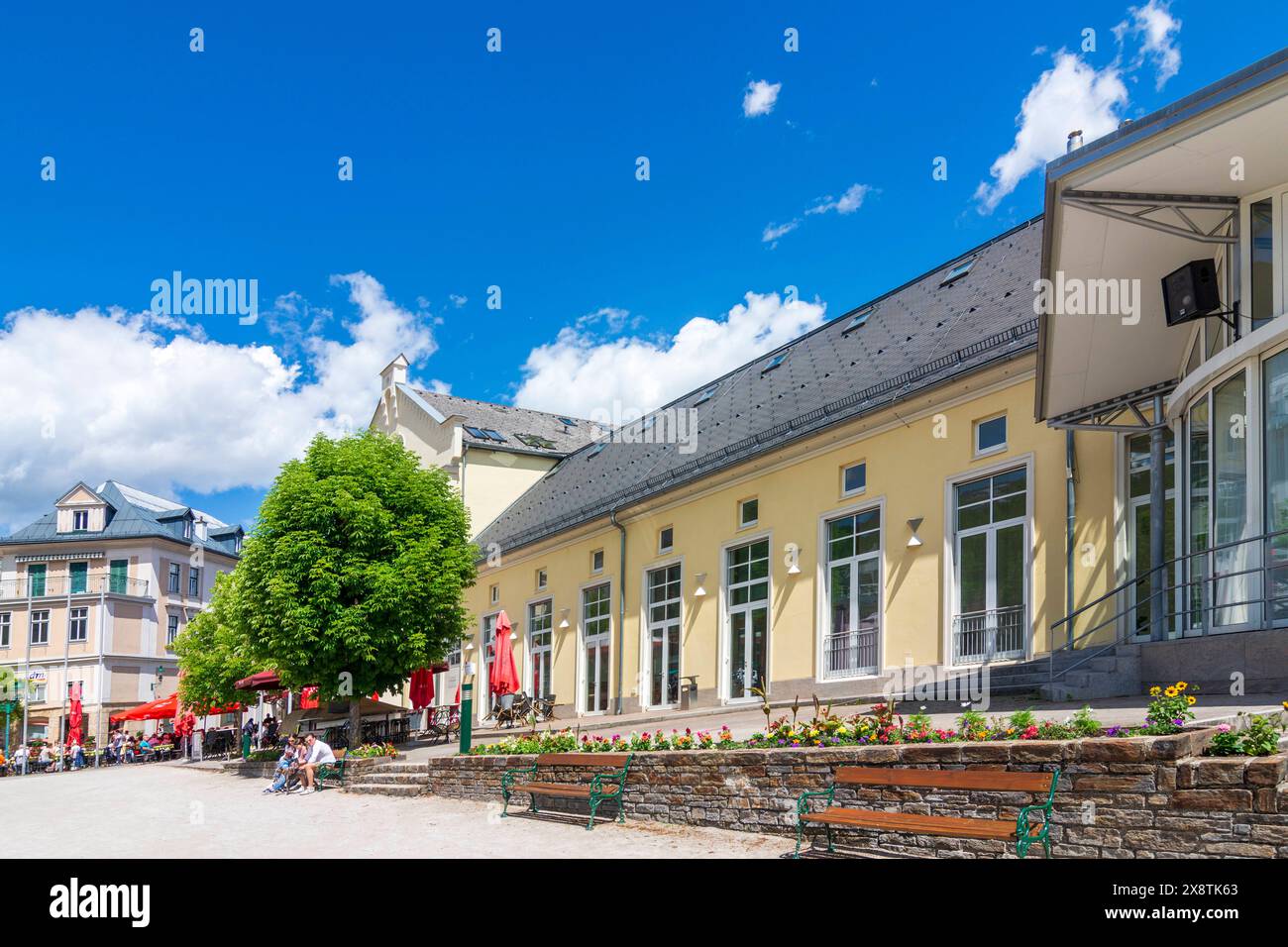 Spa et centre de congrès, restaurant Bad Aussee Ausseerland-Salzkammergut Steiermark, Styrie Autriche Banque D'Images