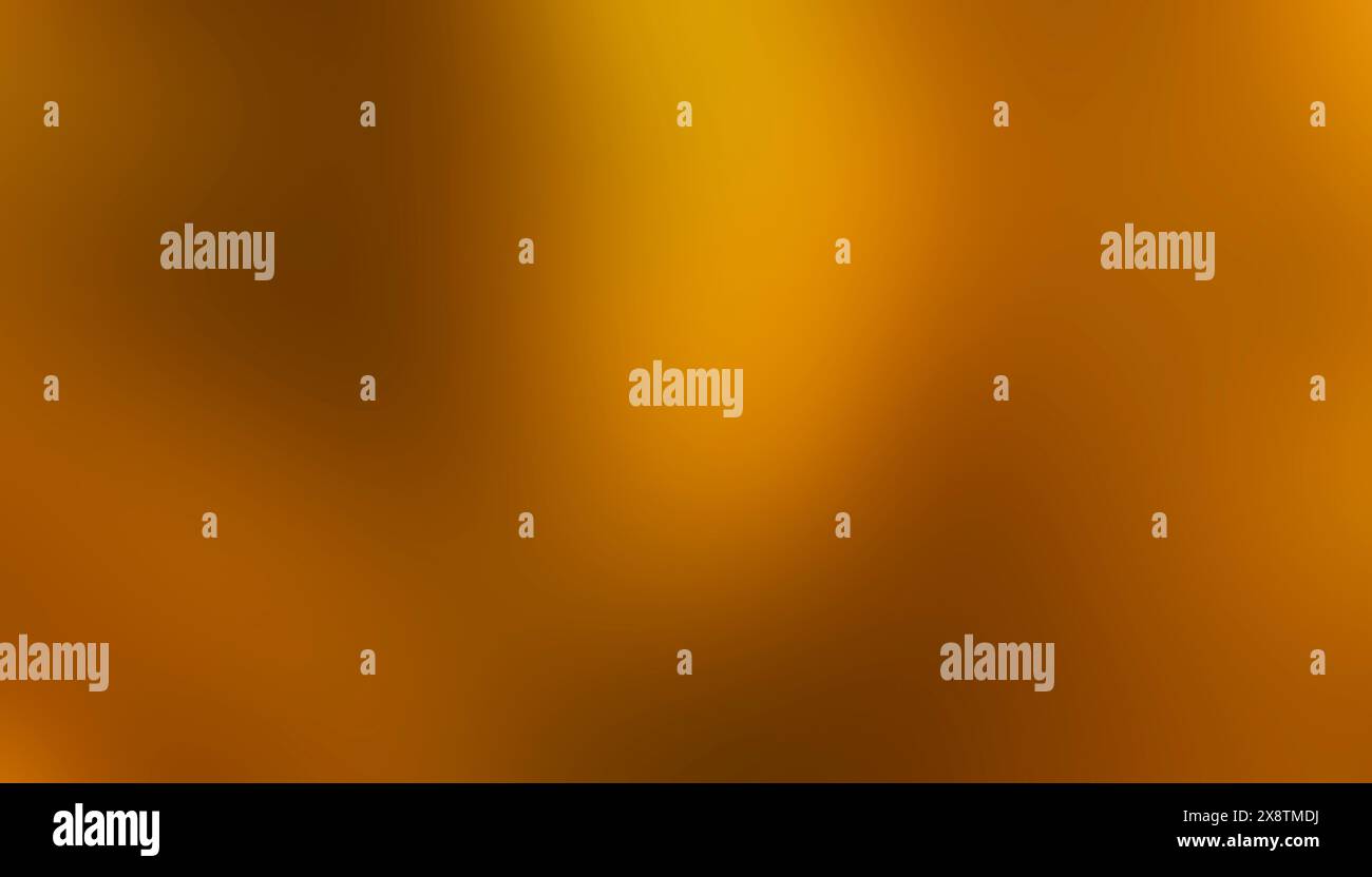 Fond abstrait chaud orange foncé doré, dégradé de couleurs, bokeh Banque D'Images