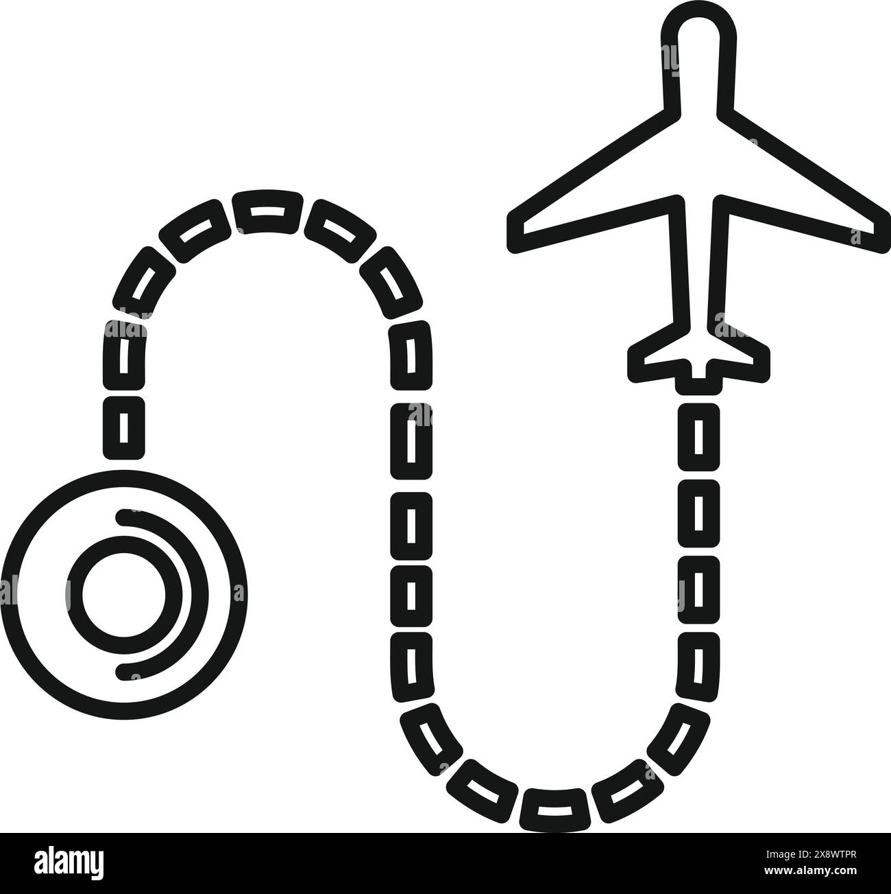 Icône de stéthoscope et d'avion dans la conception de contour noir et blanc pour l'aviation et l'illustration vectorielle de soins médicaux Illustration de Vecteur Icône de stéthoscope et d'avion dans la conception de contour noir et blanc pour l'aviation et l'illustration vectorielle de soins médicaux Illustration de Vecteur