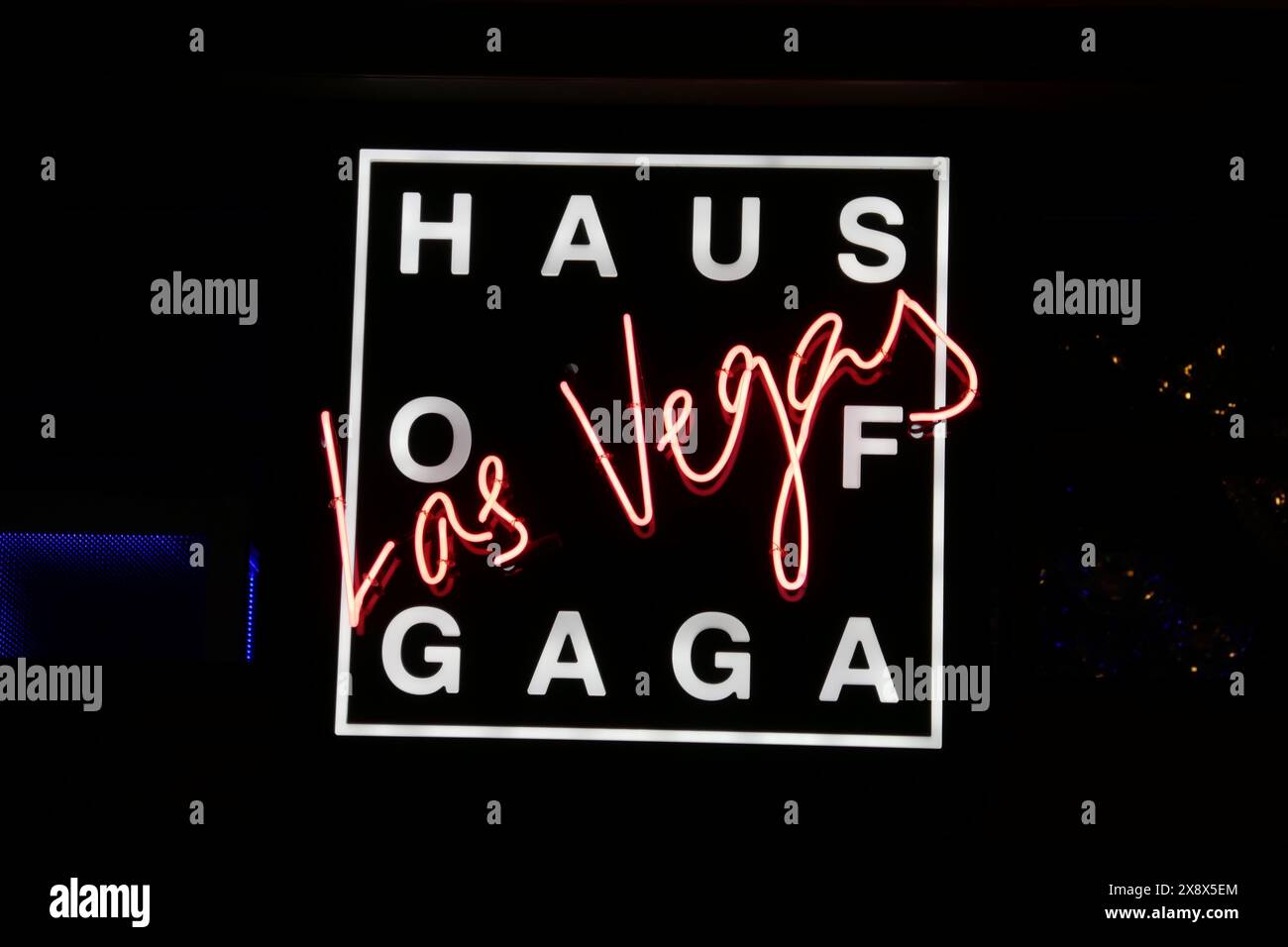 Las Vegas, Nevada, USA 15 mai 2024 Lady Gaga Haus of Gaga at Park MGM Hotel & Casino, ancien Monte Carlo Hotel & Casino sur Las Vegas Blvd le 15 mai 2024 à Las Vegas, Nevada, USA. Photo de Barry King/Alamy Stock photo Banque D'Images