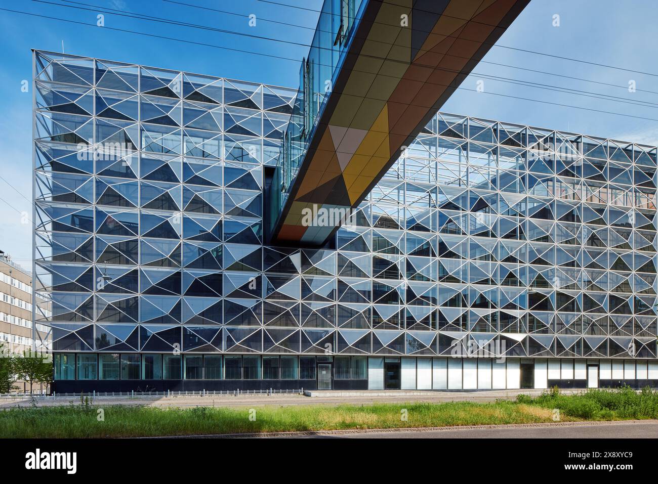 Niels Bohr Bygningen (le Niels Bohr Building), qui fait partie de l'Université de Copenhague, conçu par Vilhelm Lauritzen Arkitekter, 2023 ; Copenhague, Danemark Banque D'Images