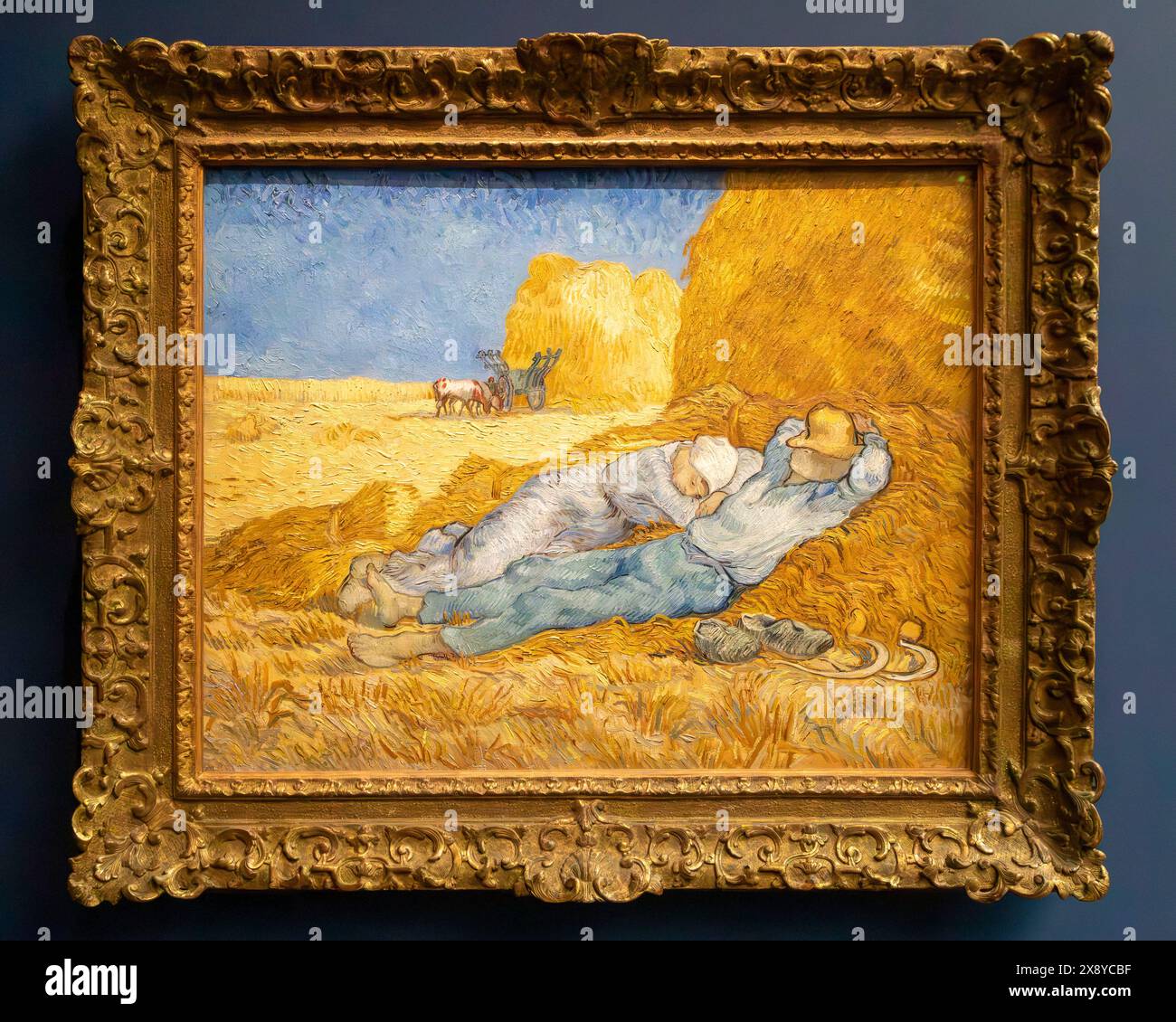 France, Paris, zone classée au Patrimoine mondial de l'UNESCO, musée d'Orsay, la méridienne, dit aussi la sieste, Vincent Van Gogh Banque D'Images