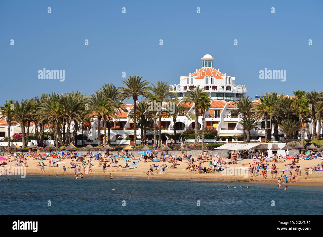 Espagne, Îles Canaries, Tenerife, Las Americas, playa de Las Americas, plage nommée Playa del Camisón Banque D'Images