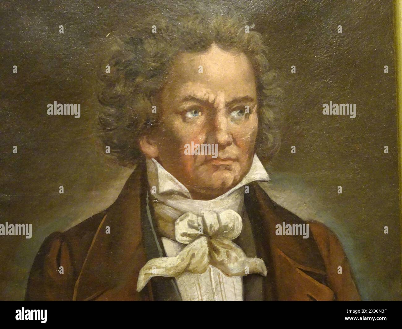 Ludwig van Beethoven, Portrait, Beethovenhaus, Baden BEI Wien, 2024, Manfred Siebinger *** Ludwig van Beethoven, Portrait, Beethoven House, Baden près de Vienne, 2024, Manfred Siebinger Banque D'Images
