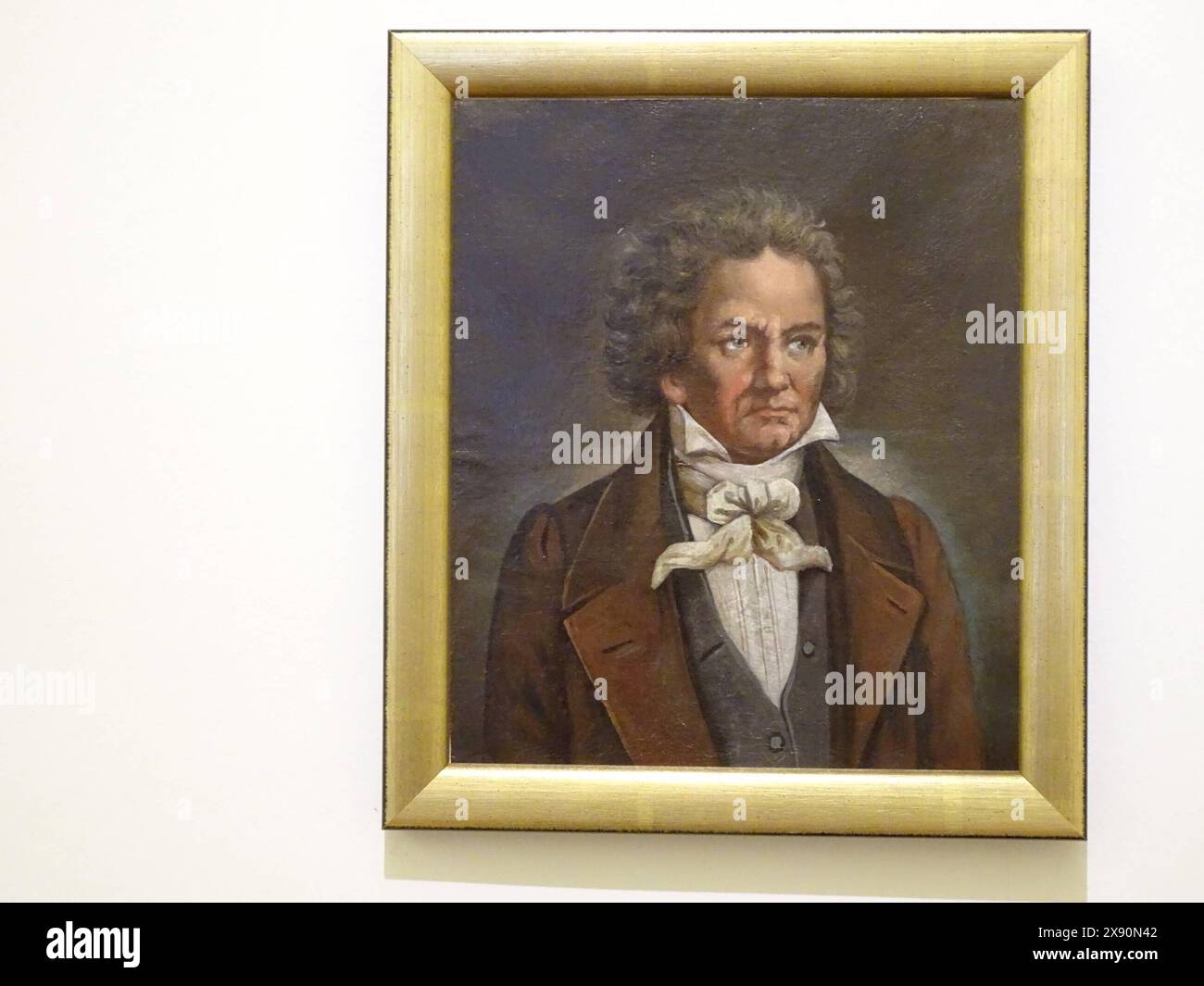 Ludwig van Beethoven, Portrait, Beethovenhaus, Baden BEI Wien, 2024, Manfred Siebinger *** Ludwig van Beethoven, Portrait, Beethoven House, Baden près de Vienne, 2024, Manfred Siebinger Banque D'Images
